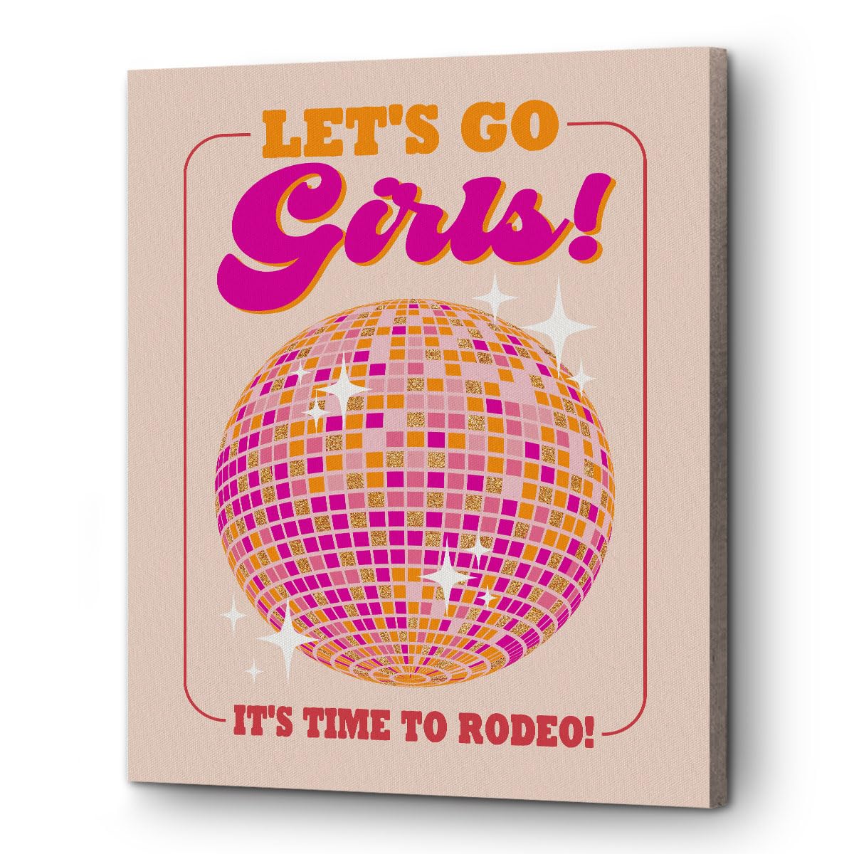 Preppy Canvas Wall Art Aesthetic Poster Girls Room Decor Quirky Girly Paintings Wall Decor