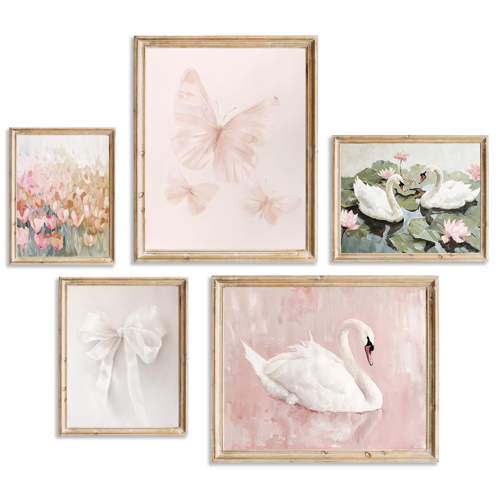 Coquette Wall Art Prints Trendy Preppy Room Decor Aesthetic (Unframed)