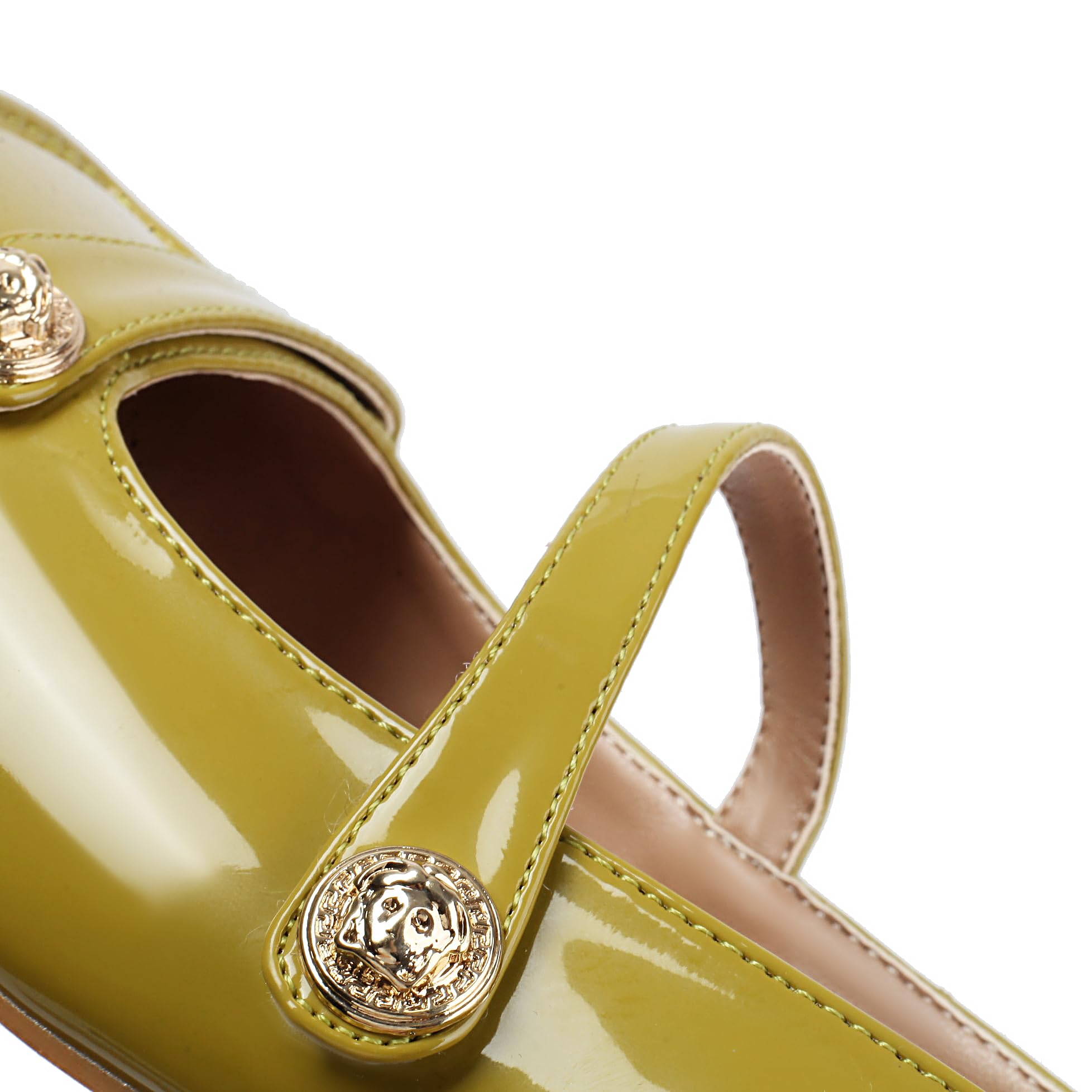 Slingback Mary Jane Heels for Women Low Block Heel Closed Square Toe Pump Shoes Heels