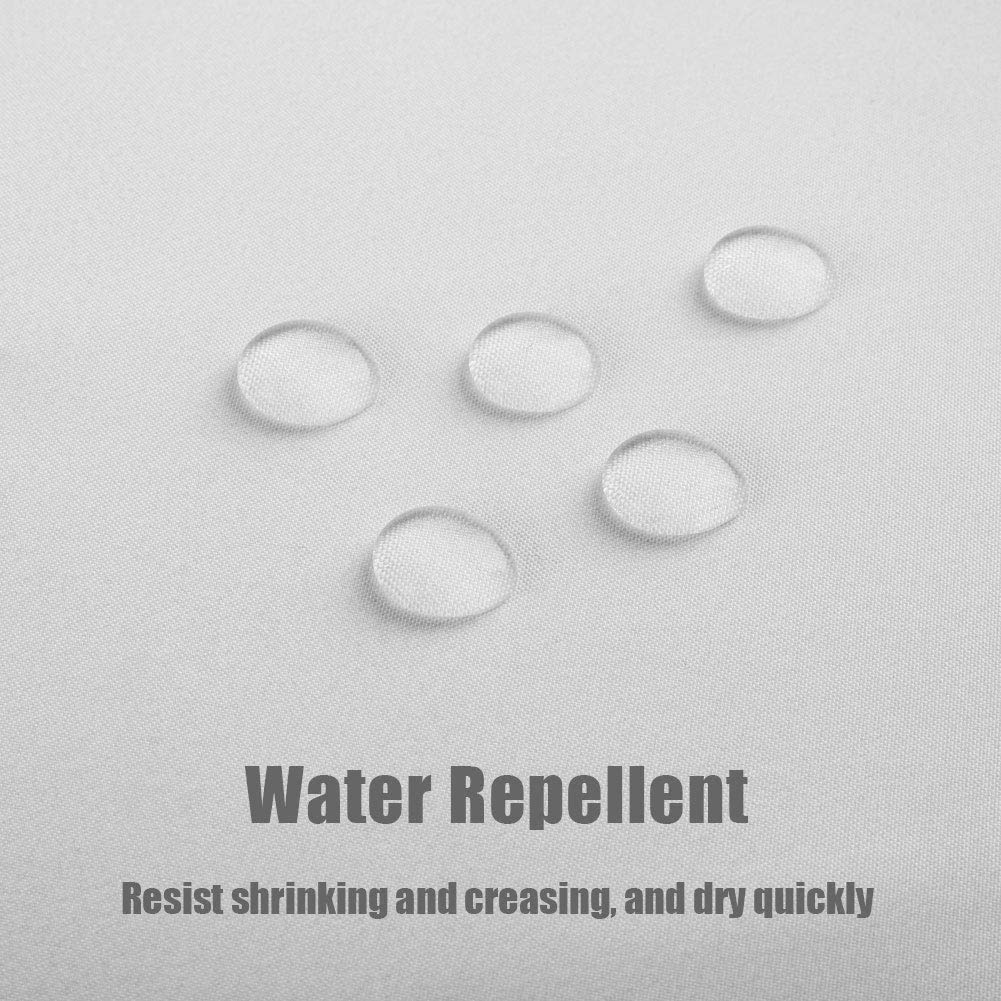 Shower Curtain Bathroom Decor with 12 Plastic Hooks 72 x 72 Inch