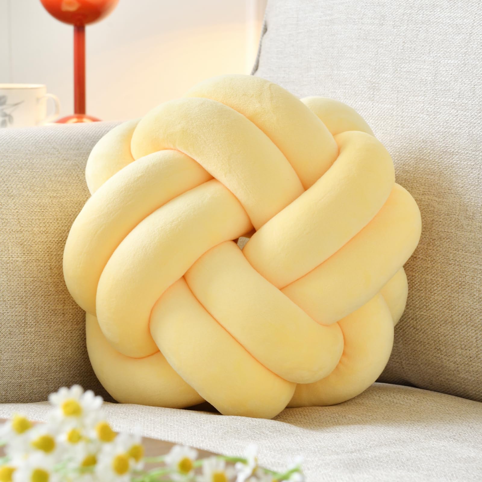Seashell Decorative Pillow â€?Soft Clam-Shaped Cushion for Sofa, Bed, or Living Room