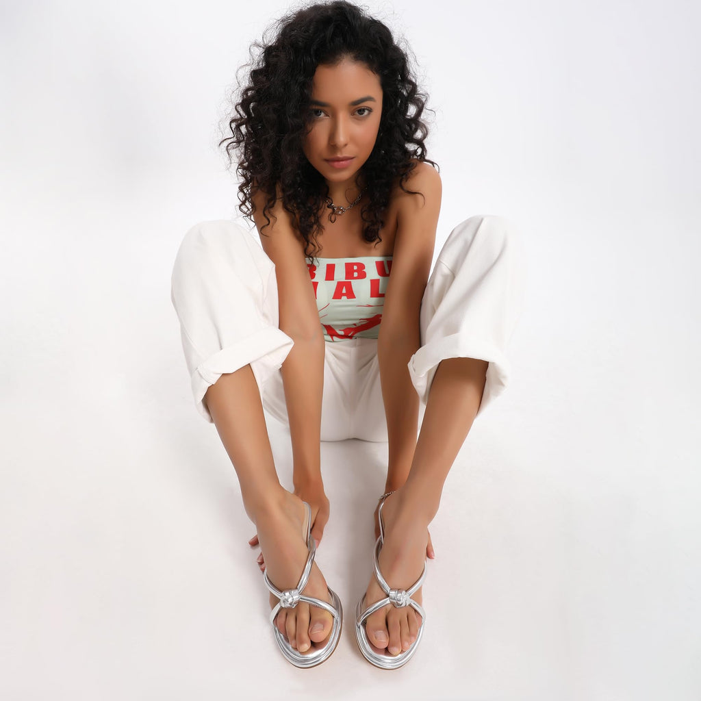 Womens Heeled Sandals Rounded Open Toe Kitten Heels Slip on Bow Mules Sandals