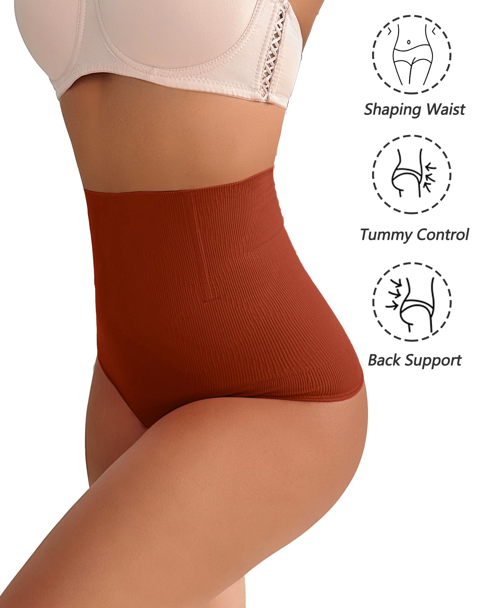 Shapewear Thong Shapewear Tummy Control Thong Shapewear for Women Stomach Girdle Thong Body Shaper Seamless Underwear