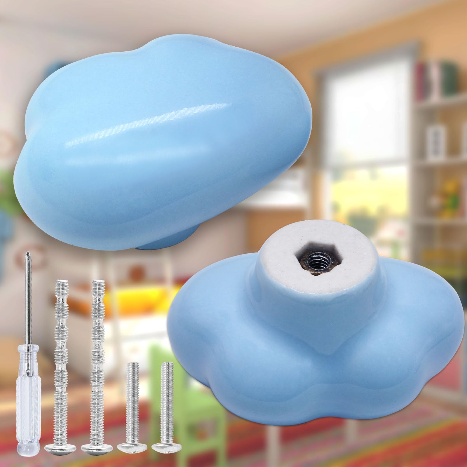 Ceramic Cabinet Knobs Kitchen Cabinet Pull Handles