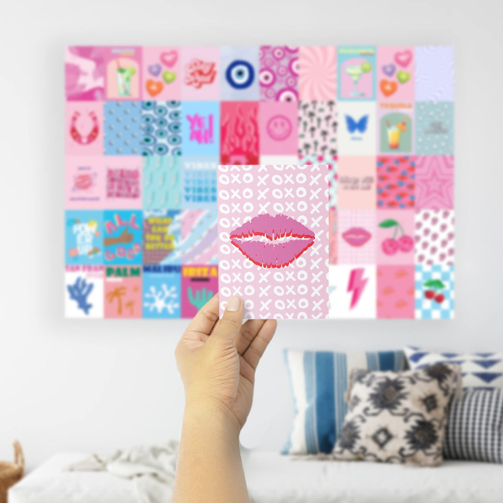 Preppy Aesthetic Wall Collage Kit â€?Cute Posters for Girls' Bedroom Decor
