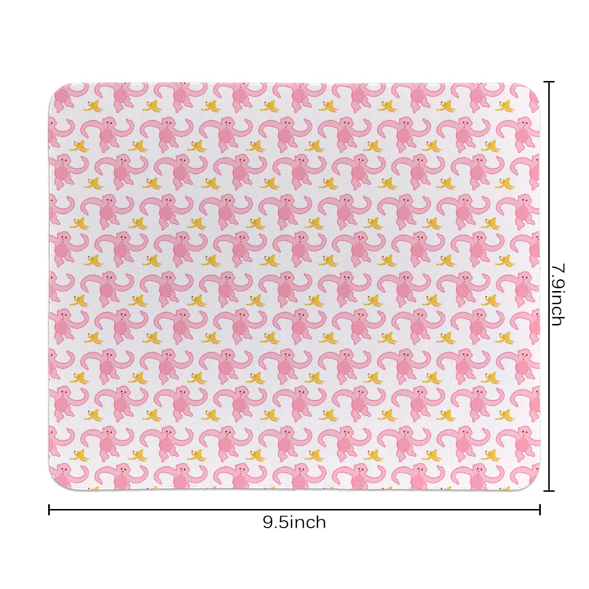 Coquette Bow Mouse Pad, Trendy Mouse Pad, Preppy Cute Mouse Pad for Desk Home Office & Gaming, 9.5x7.9 inches