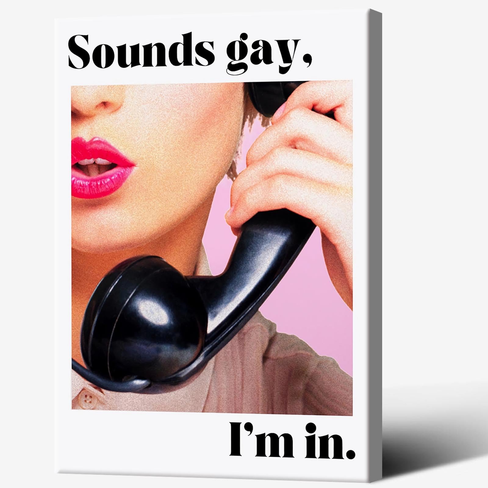 Canva Wall Art Coquette Watercolor - Aesthetic Home Bedroom Dorm Wall Decor 12x16in Unframed