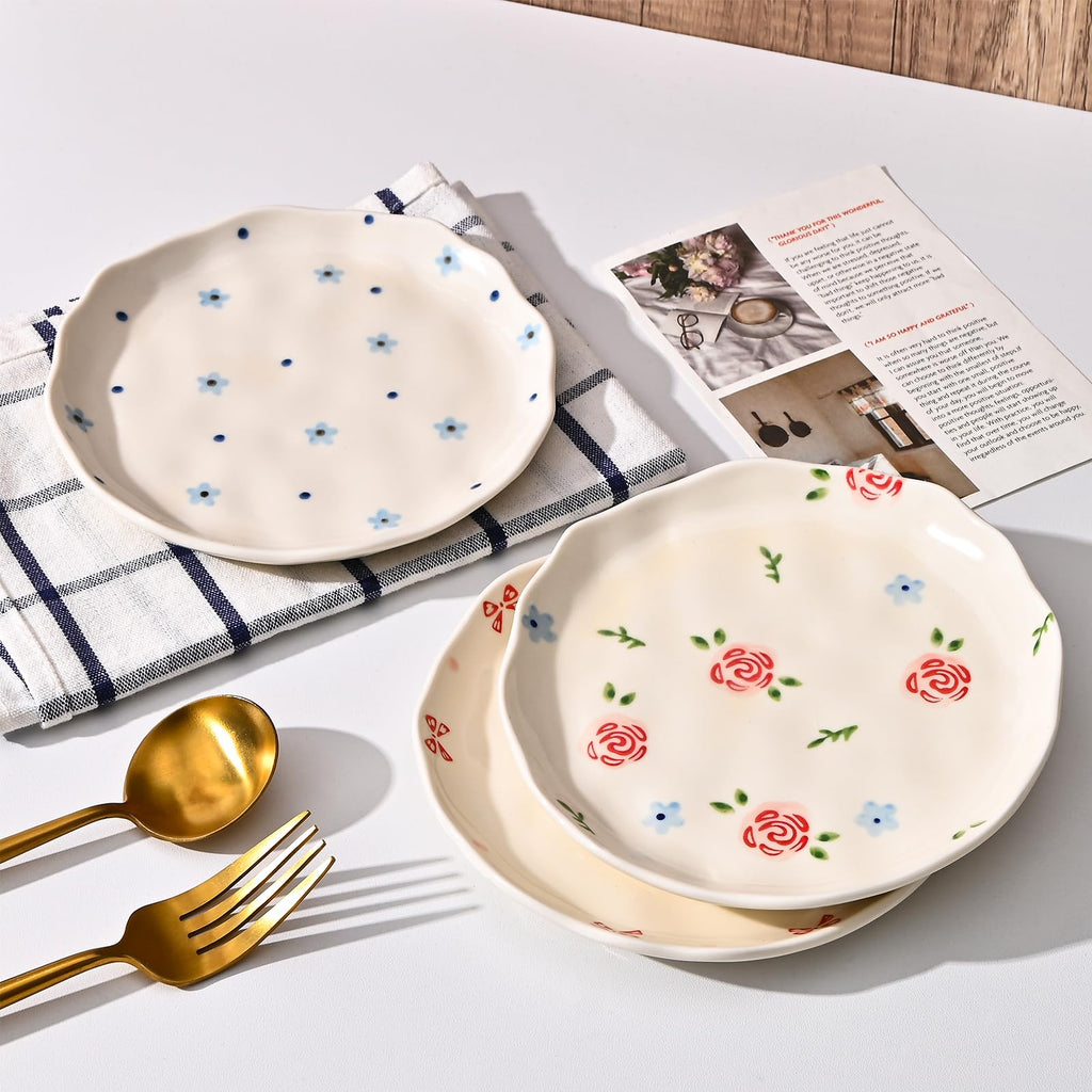 Ceramic Dessert Plates, Cute Creative Dinner Plates Design