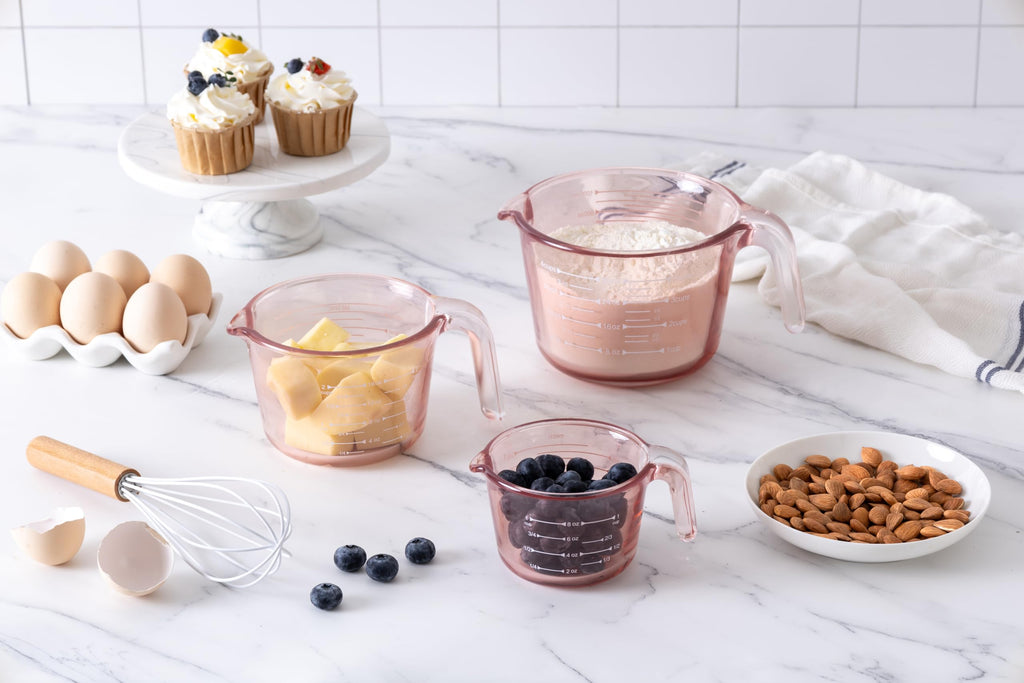 Glass Measuring Cups - Ideal for Cooking and Baking