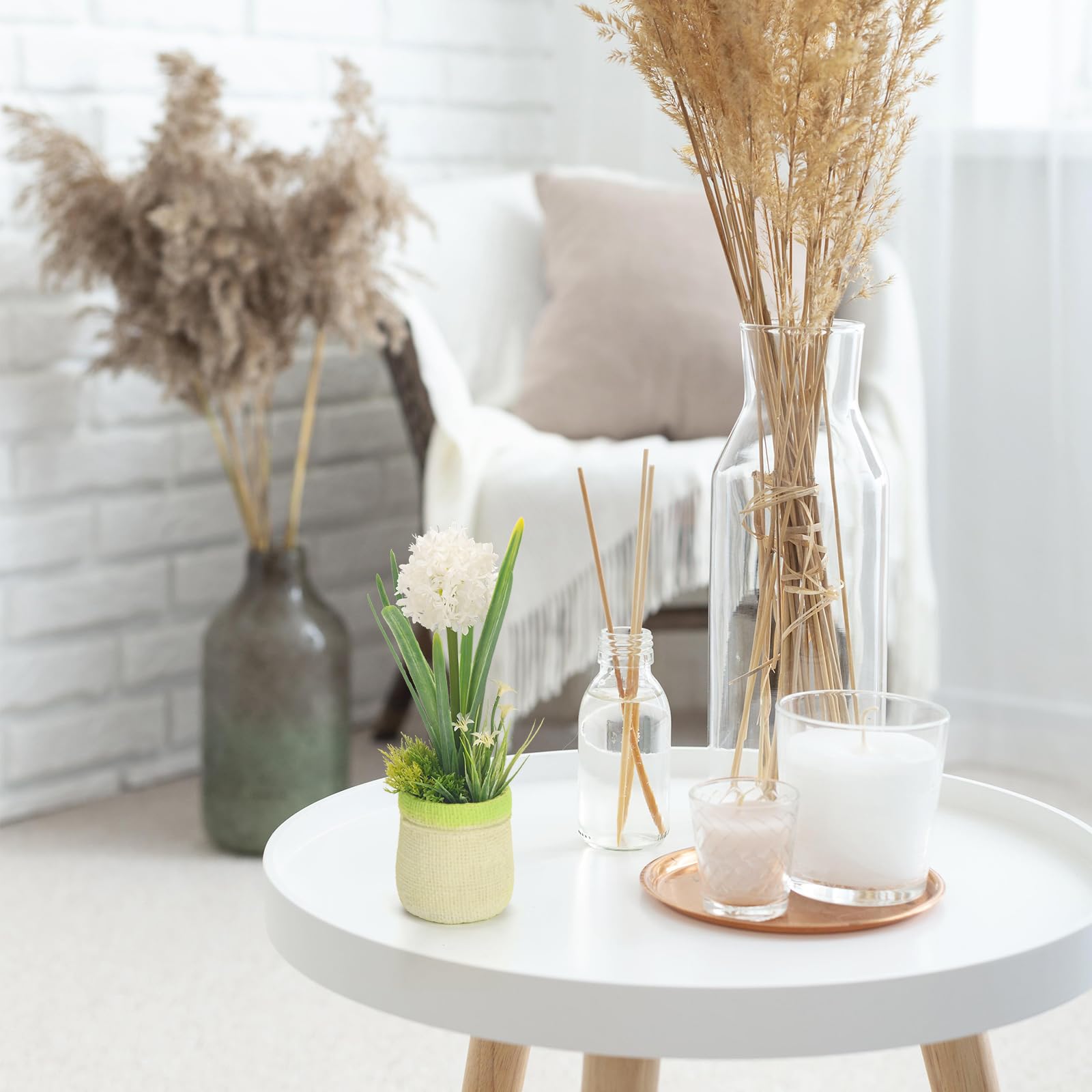 Fake Flowers in Vase