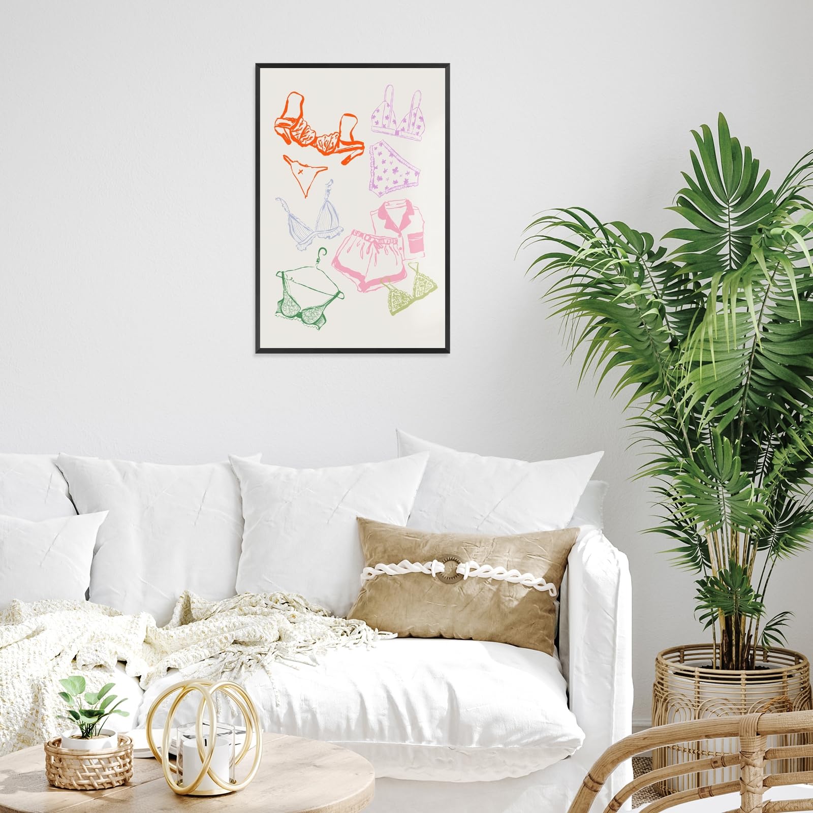 Ocean Inspired Aesthetic Print Coquette Wall Art Fun and Cute Decor