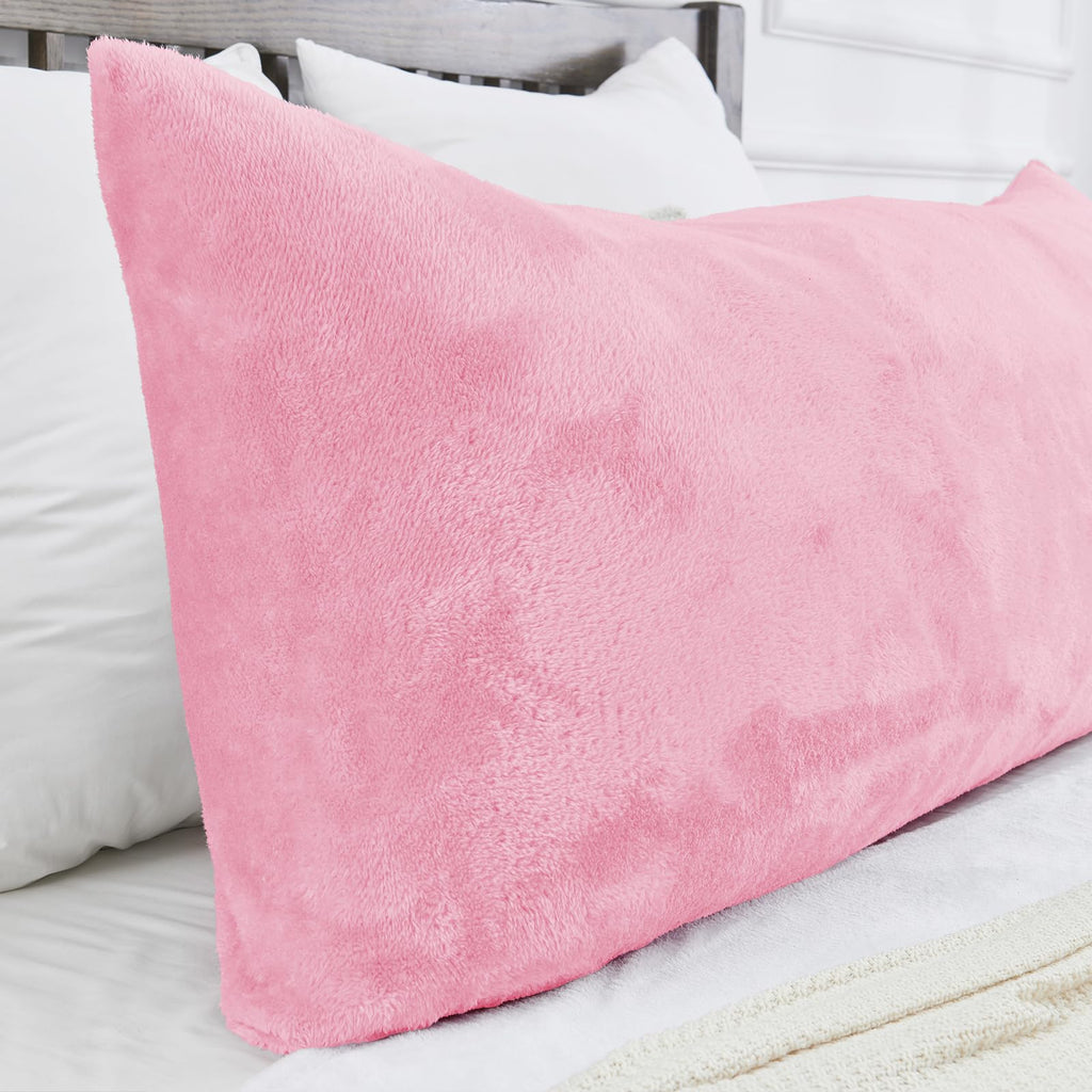 Faux Fur Pillow Cases Set of 2, Luxury Ultra Soft Fuzzy Pillowcases, Fluffy Plush Velvet Pillow Covers with Zipper, Cozy Warmth and No Shedding