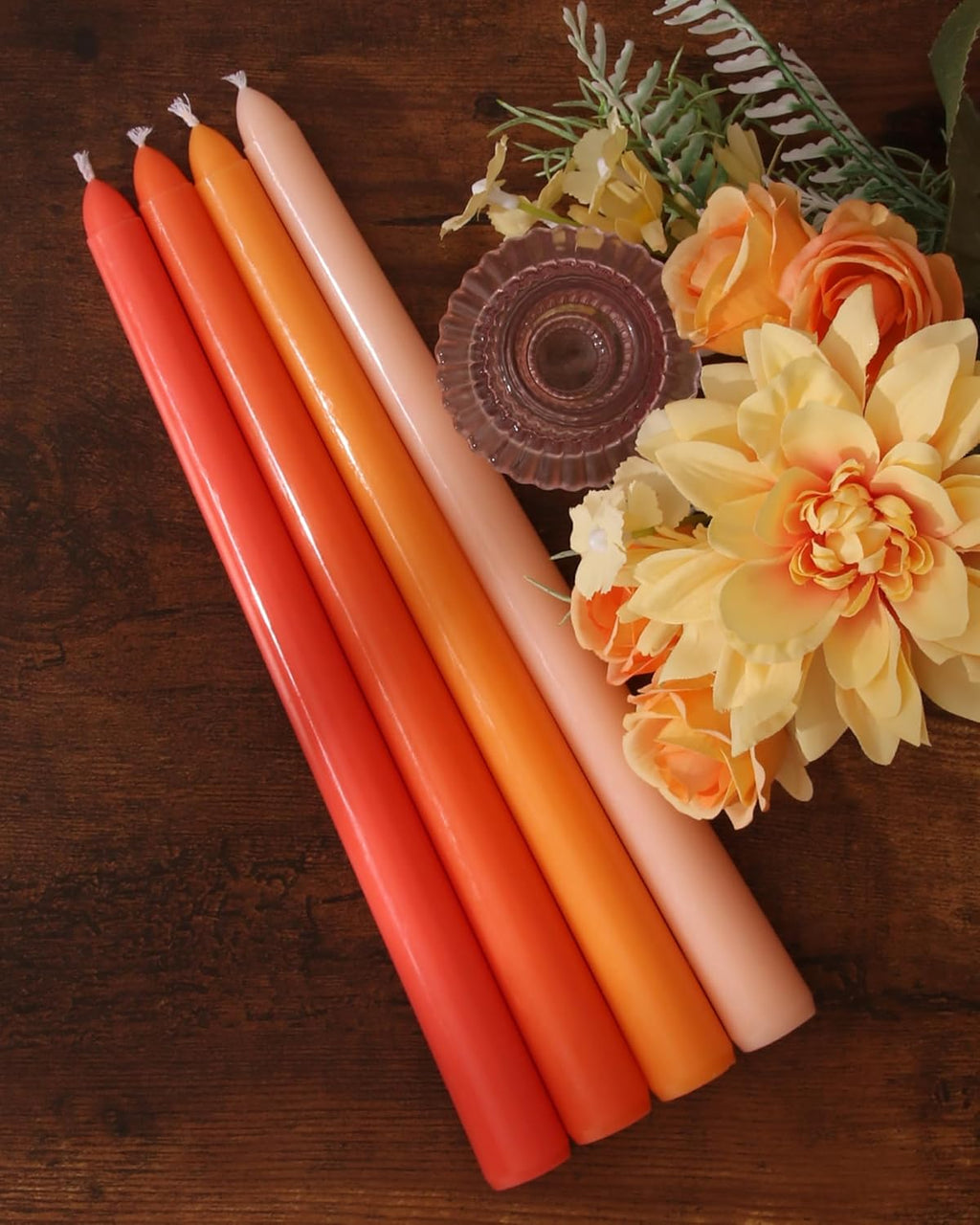 Taper Candles Unscented Smokeless Long Tall Tapered Candle for Candlesticks SticksHome Decor Dinner