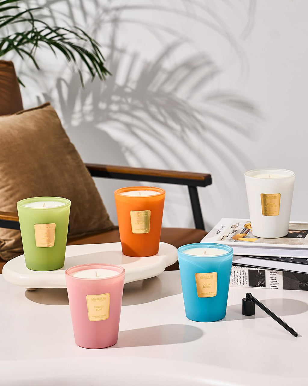 Large Soy Scented Candles, Non Toxic Natural Spring Candles 35oz 150 Hours Long Lasting Slow Burning