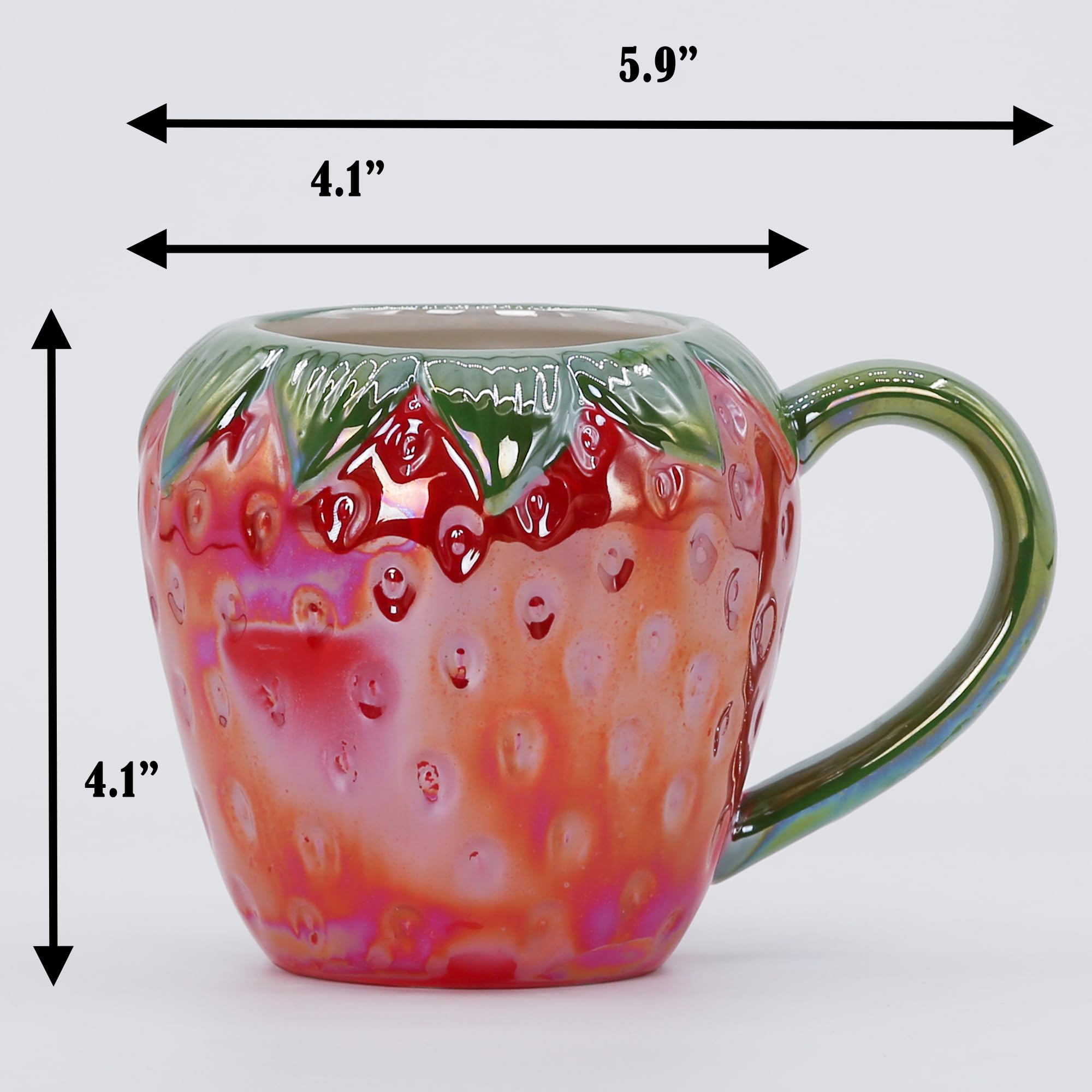Ceramic Creative Porcelain Fruit Cup with Handle