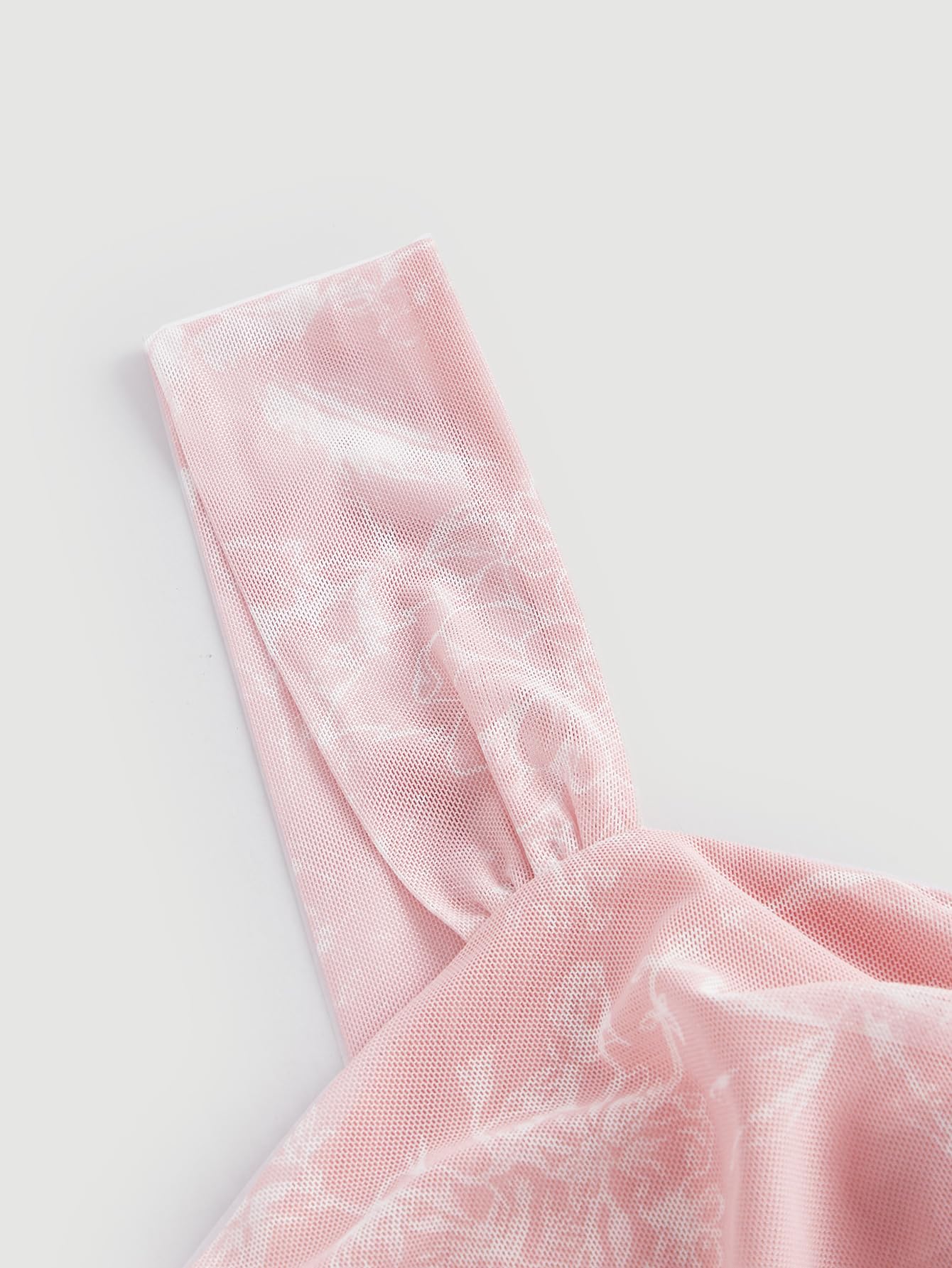 Women's Floral Ruched Bodycon Summer Wedding Guest Dress Mesh Fishtail Cocktail Midi Sun Dresses