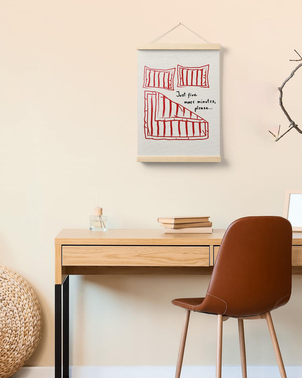 Trendy Preppy Poster Hanger Frame, Aesthetic Wall Art Decor