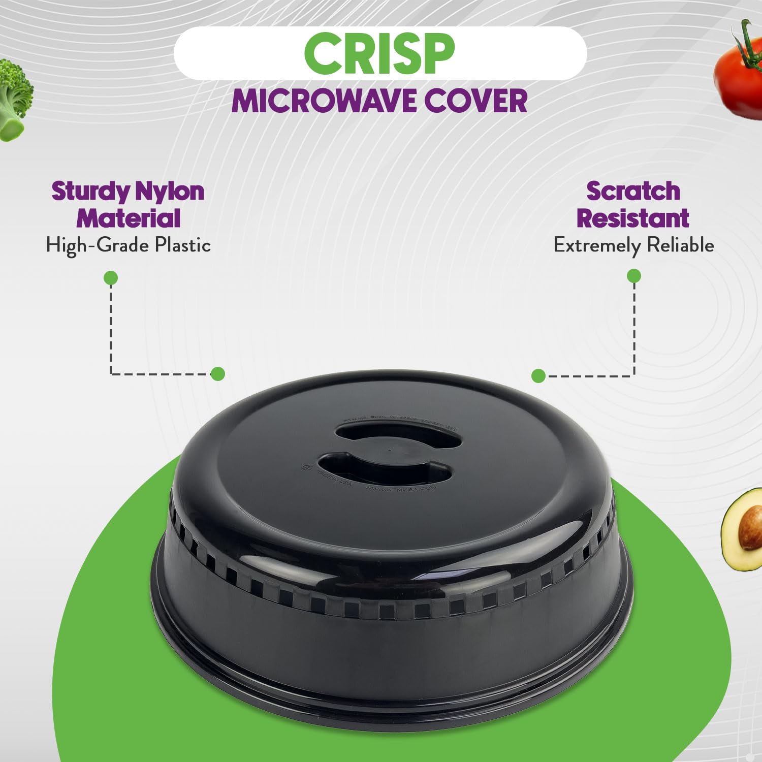 Crisp Pink Microwave Splatter Cover