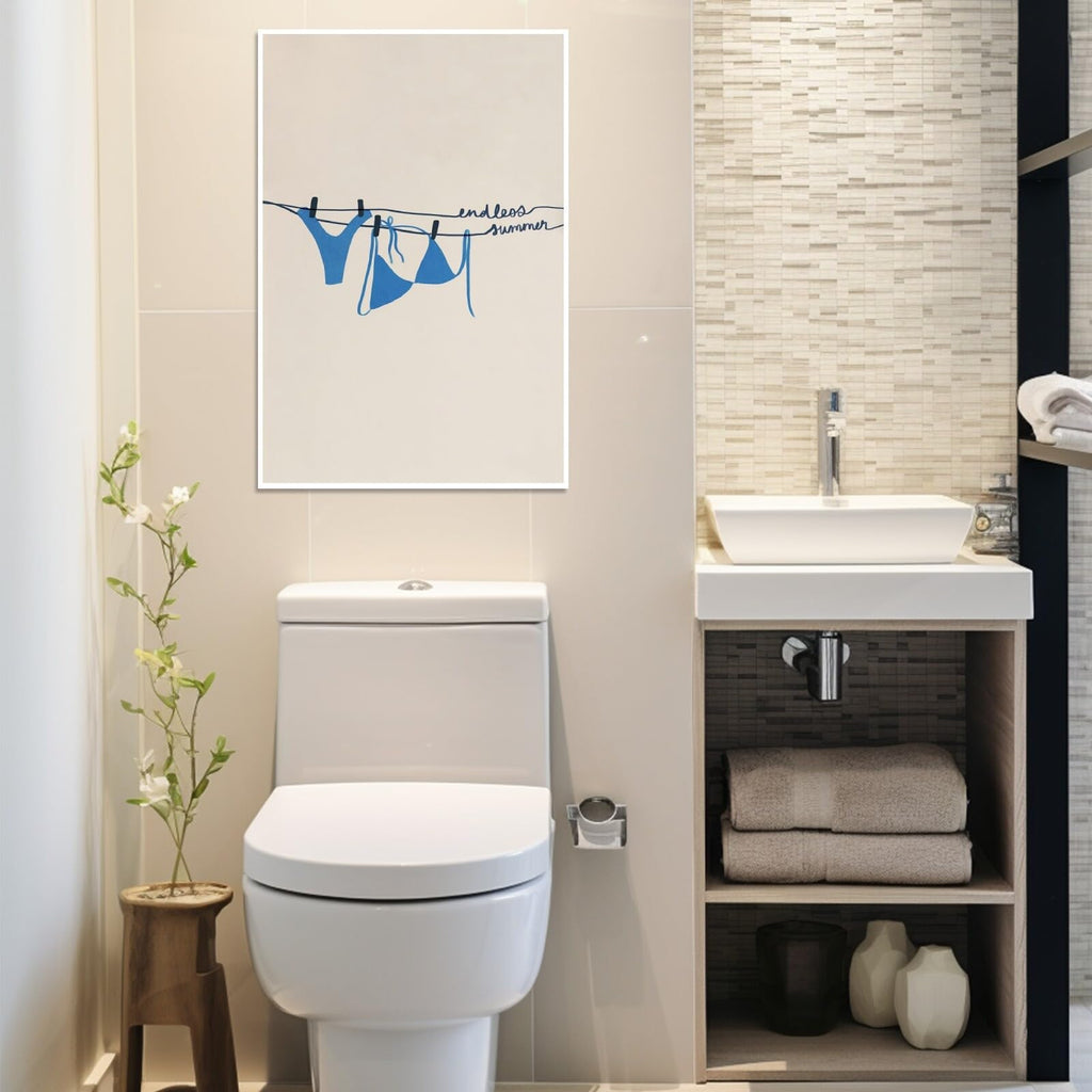 Ocean Inspired Aesthetic Print Coquette Wall Art Fun and Cute Decor