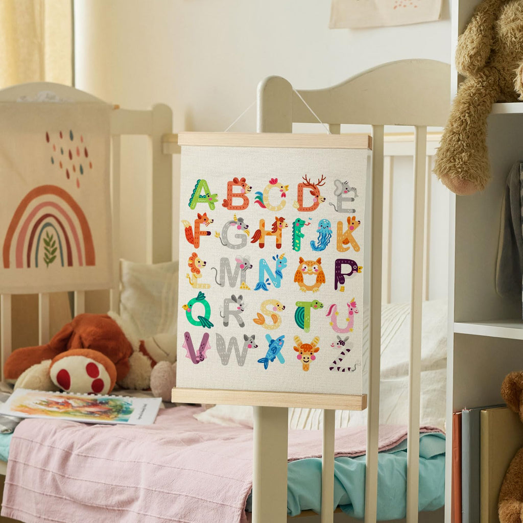 Coquette Teacher Wall Decor - Preppy Teacher Wall Art with Wooden Poster Hanger, for Office & Classroom, 12x16 Inch