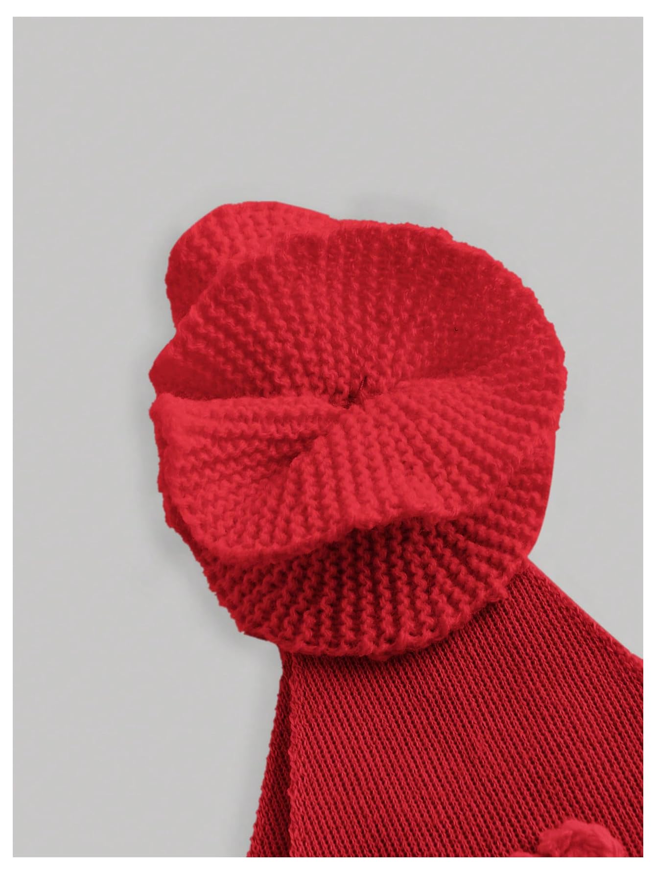 Women's 3D Flower Backless Sweater Dress Sleeveless Slim Fit Flared Hem Midi Dresses