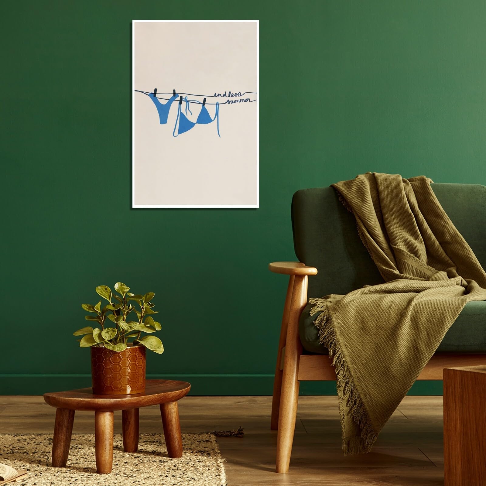 Ocean Inspired Aesthetic Print Coquette Wall Art Fun and Cute Decor