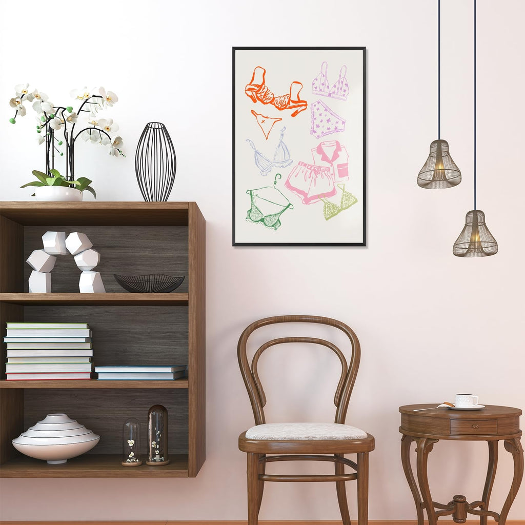 Ocean Inspired Aesthetic Print Coquette Wall Art Fun and Cute Decor