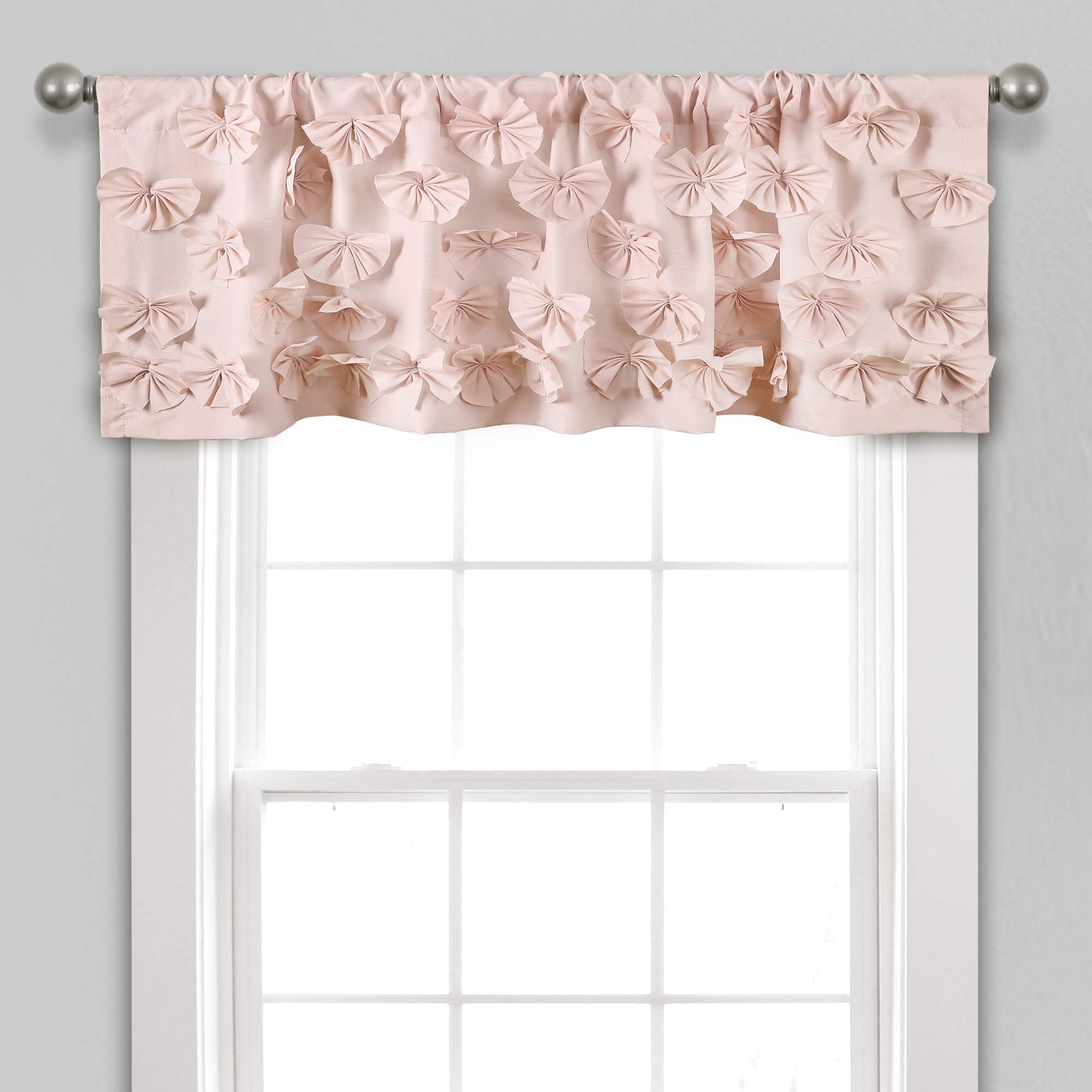 Charming Handmade Bow Details - Elegant Light Filtering Curtains