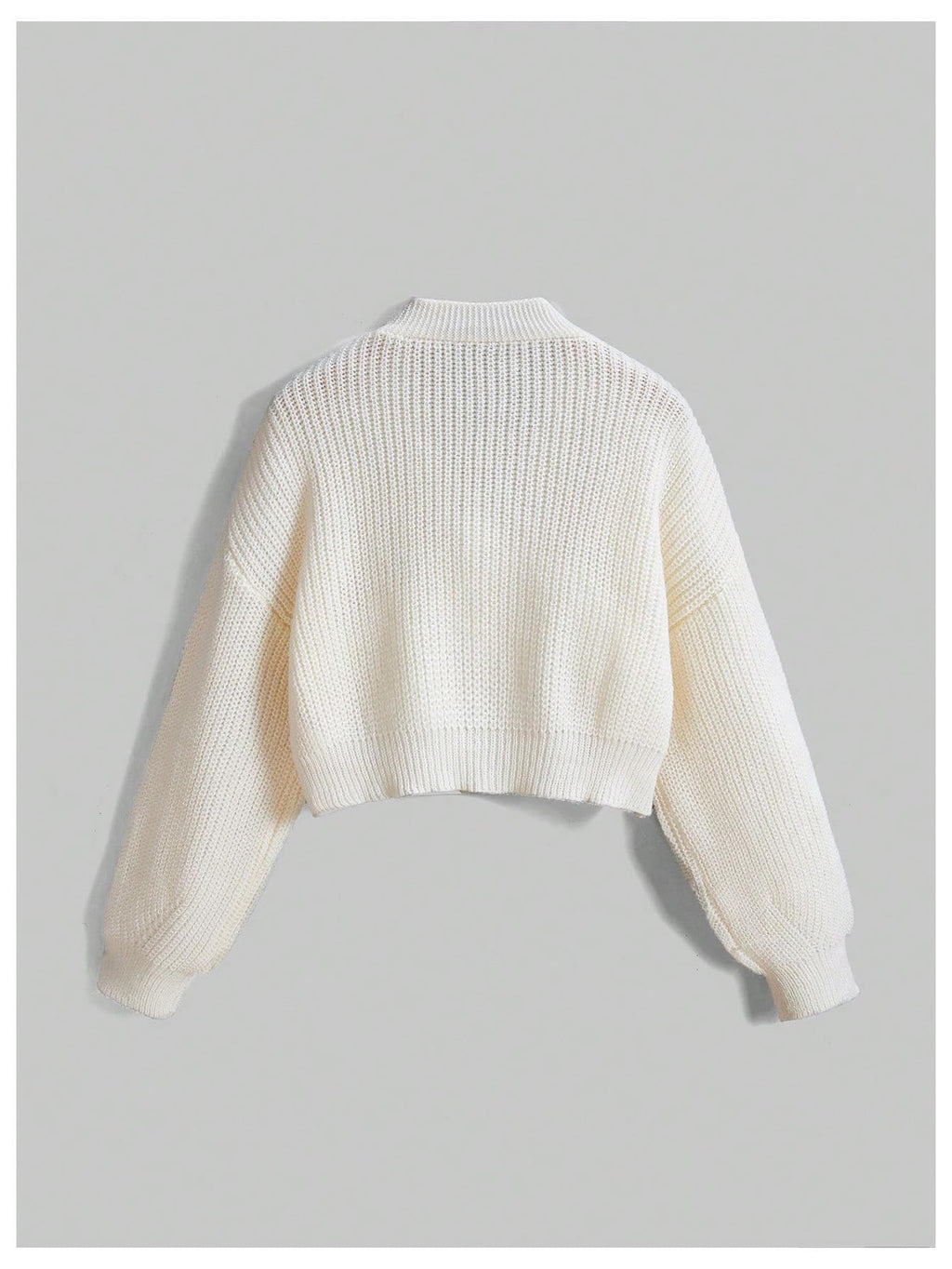 Women's Cute Bow Cardigan Sweater Long Sleeve V Neck Button Down Pullover Top