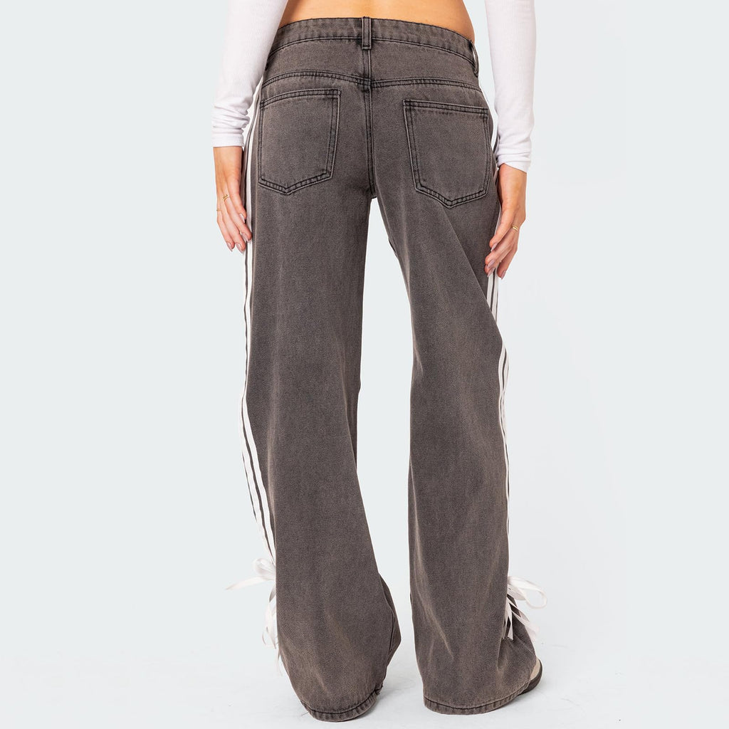 Women's Y2K High-Waisted Boyfriend Jeans â€?Streetwear Denim Pants