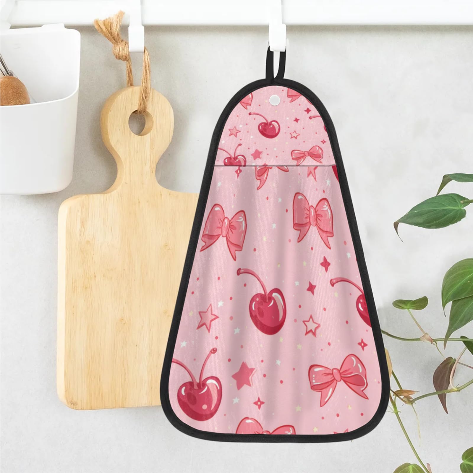 Hand Towels for Bathroom Quick Absorbent Hand Towel with Hanging Loop Washcloths for Kitchen Laundry Decor