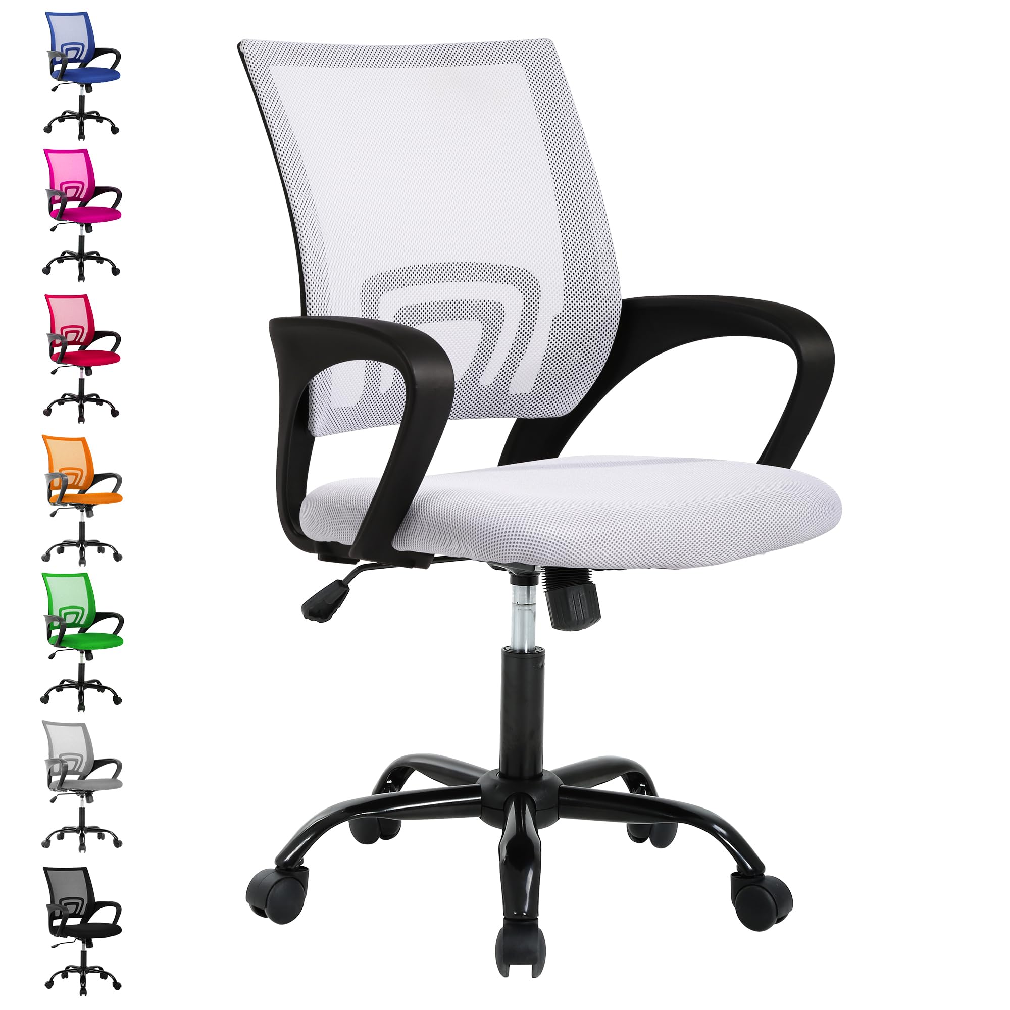 Comfortable Adjustable Mesh Office Chair with Lumbar Support