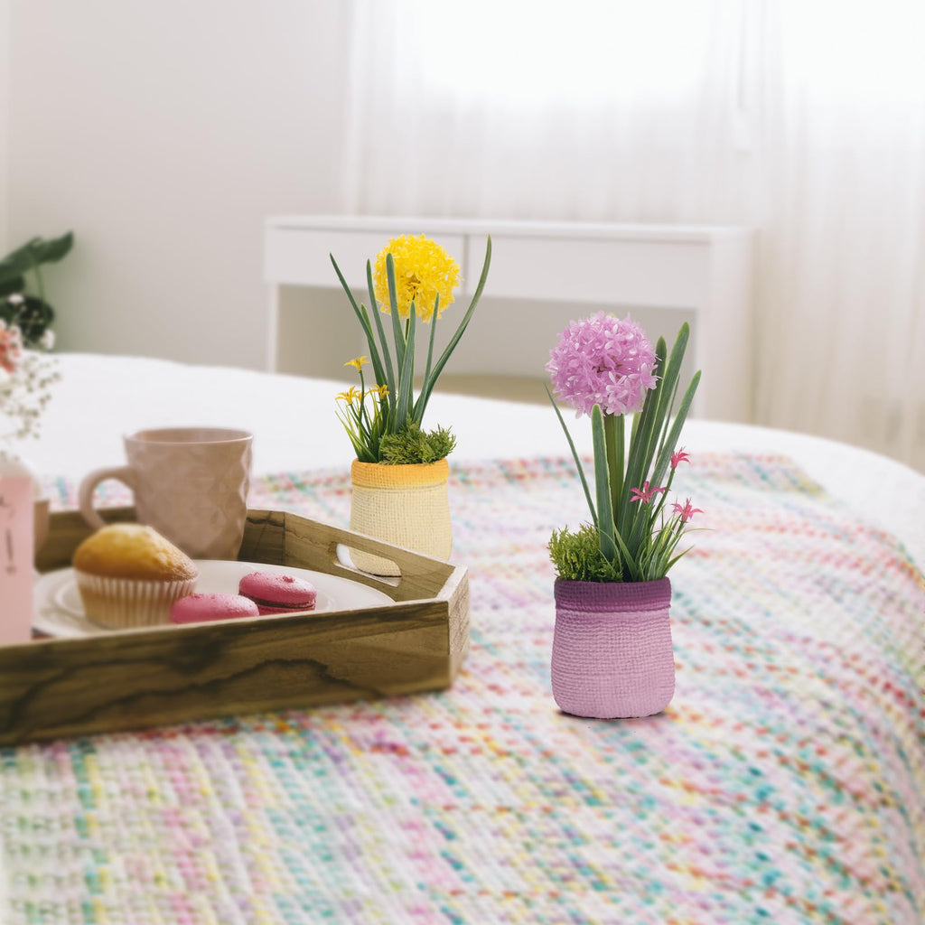 Fake Flowers in Vase