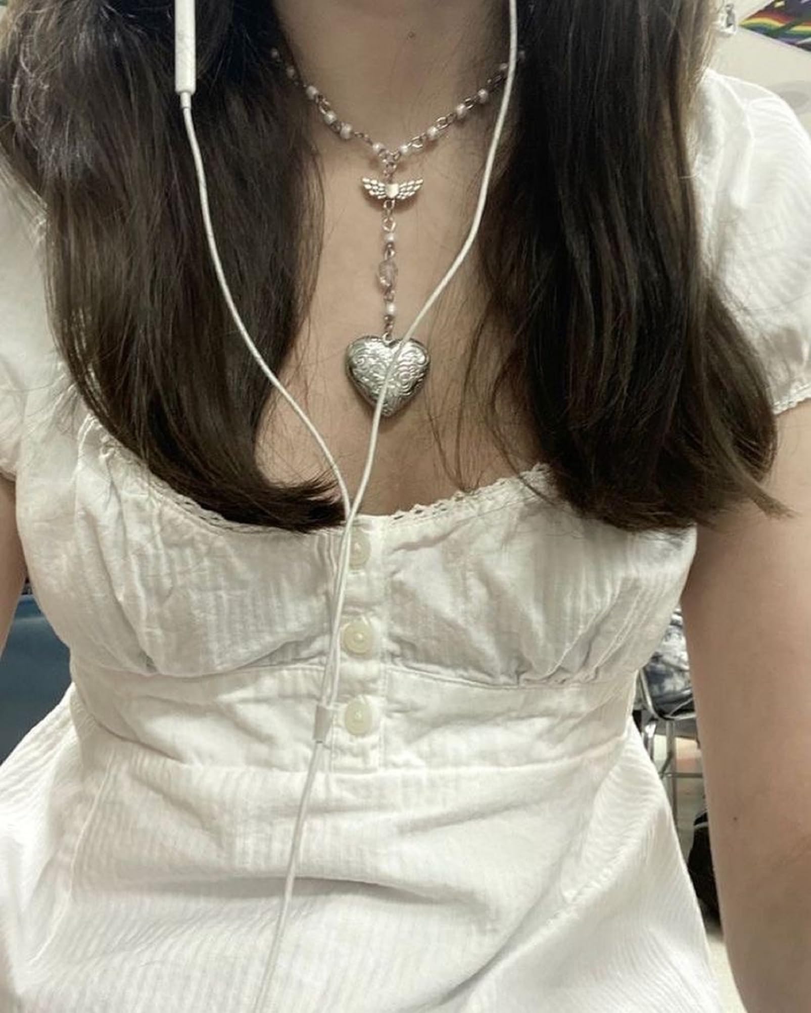 Y2K Short Sleeve Babydoll Tops for Women Cute Aesthetic U Neck Teen Girls Tshirt Ruffle Hem Patchwork Peplum Shirts