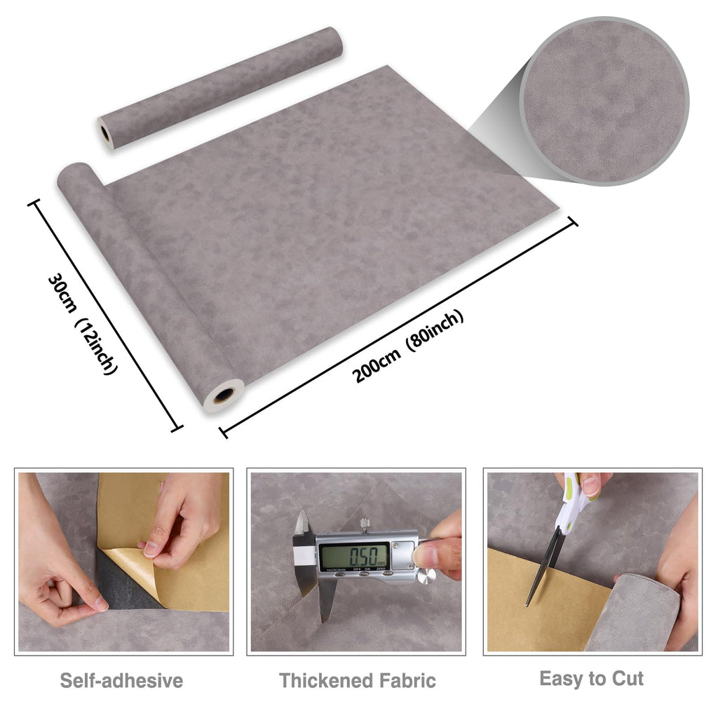 Velvet Wallpaper Peel and Stick Pink Contact Paper Self Adhesive Velvet Flocking Liner for Jewelry Drawer 12"x80" Fabric Felt Drawer Liner for Girls Bedroom Dressers Displays Decor