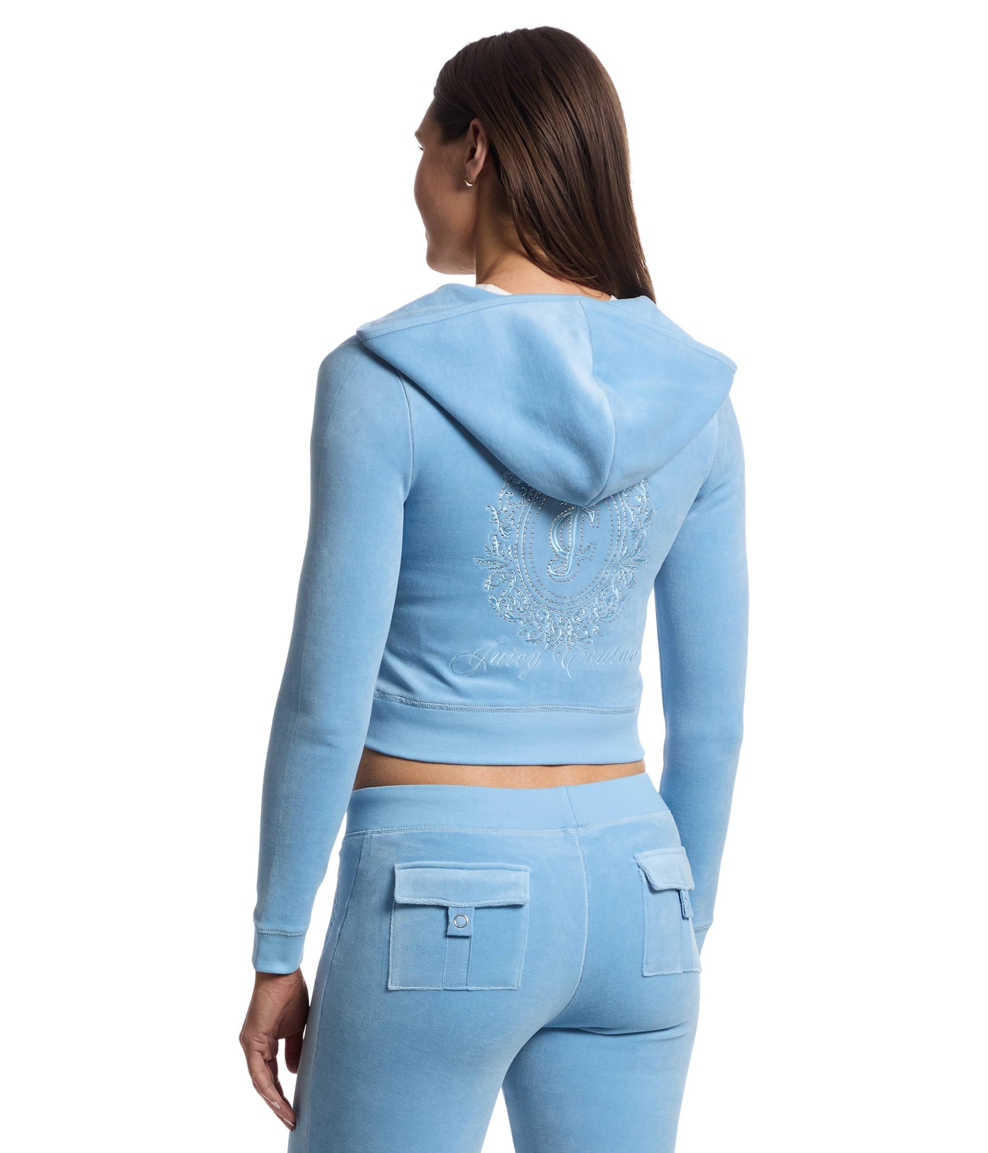 Juicy Couture Women's Heritage Cropped Track Jacket