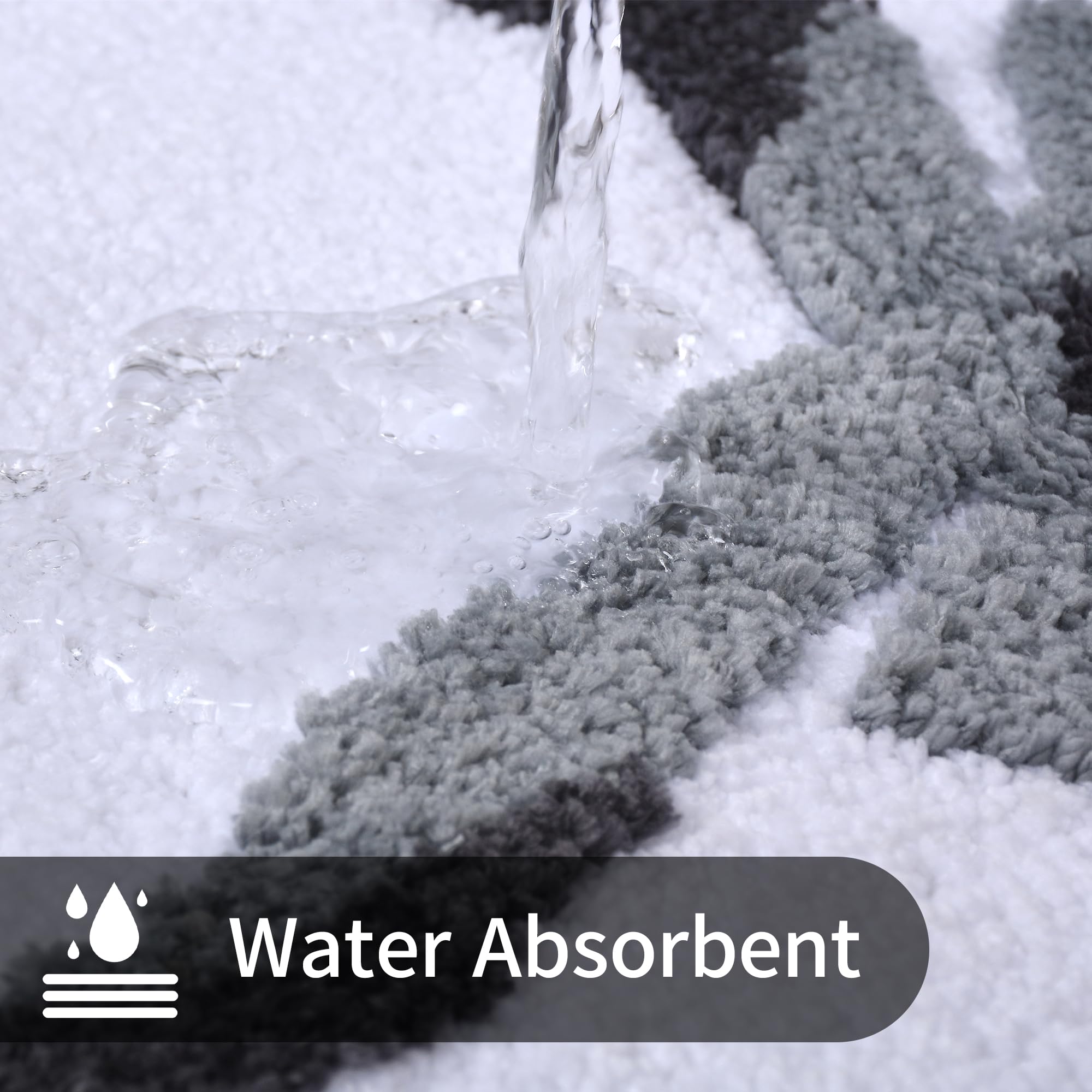 Coquette Bow Bath Mat Cute Bathroom Rugs Non Slip Absorbent Bath Rugs Bathroom Decor Machine Washable Floor Mats for Bathroom Tub Shower