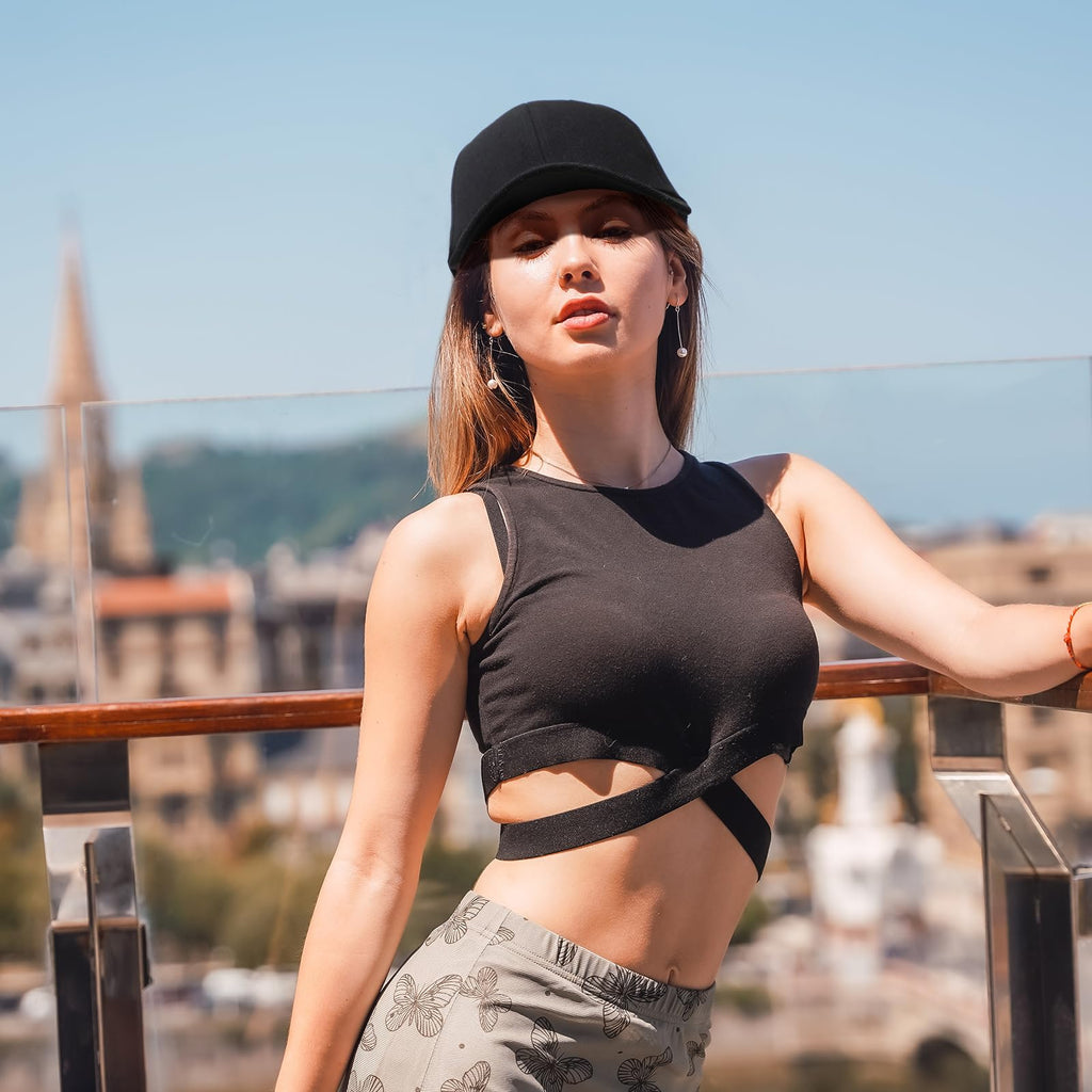 Coquette Bow-tie Summer Hat Ponytail Sun Hat Trucker Caps for Outdoor Sports Travel