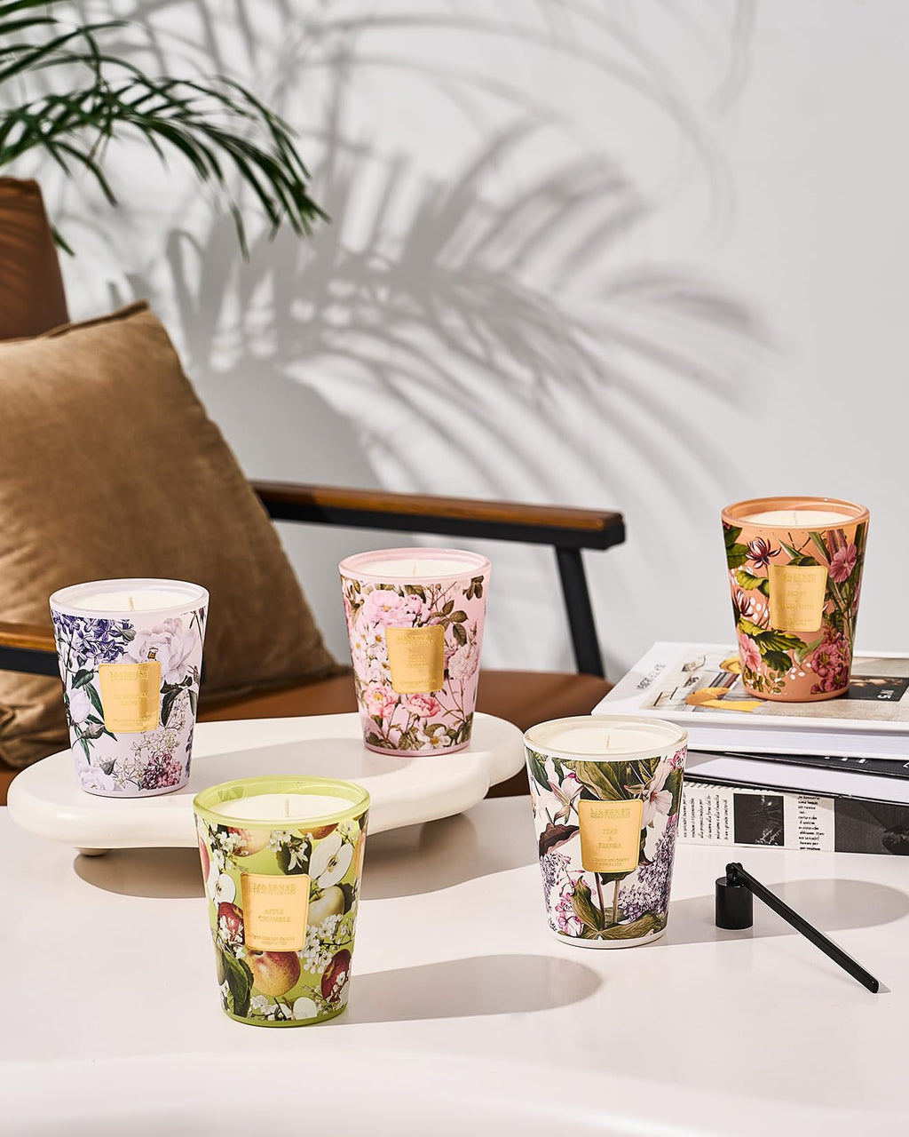 Large Soy Scented Candles, Non Toxic Natural Spring Candles 35oz 150 Hours Long Lasting Slow Burning