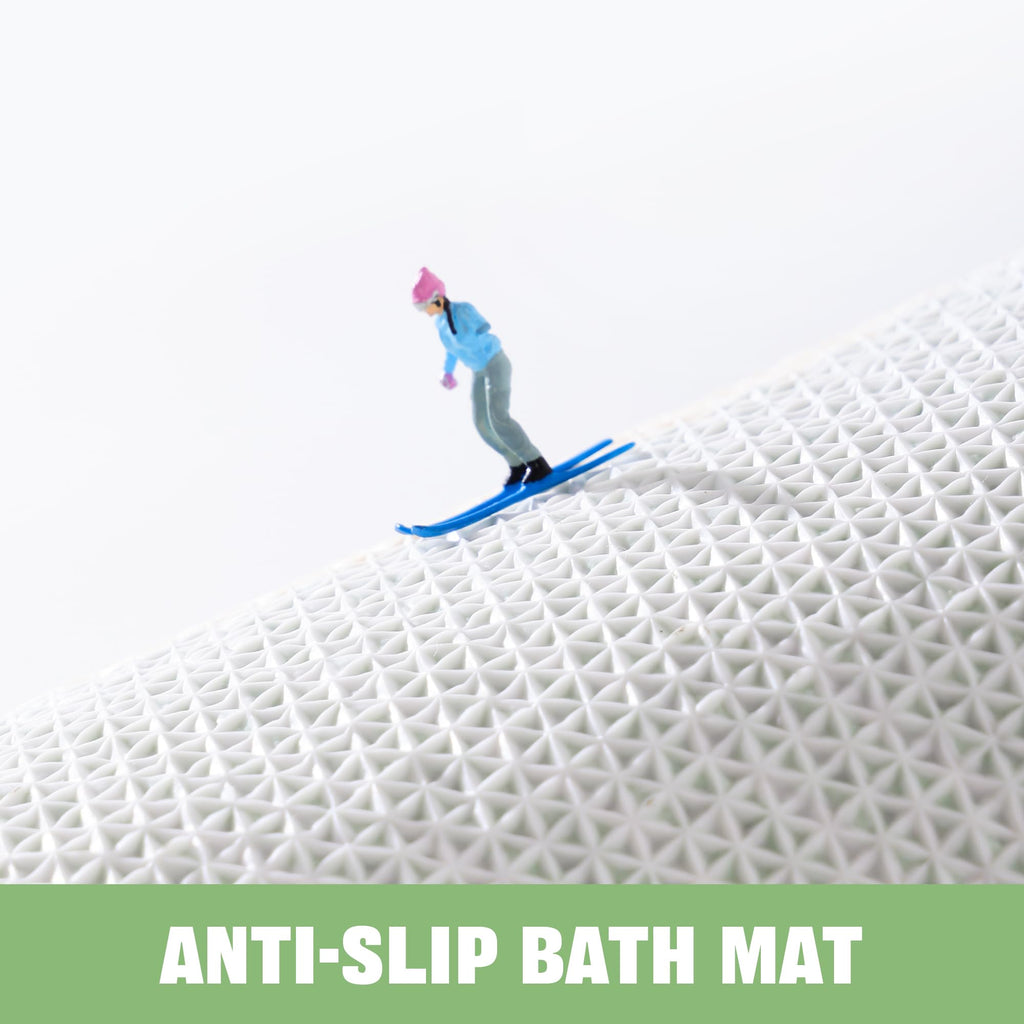 Cute Flower Bath Mat, Machine Washable Bath Rug, Ultra Soft and Fluffy Bathroom Mat, Small Round Non-Slip Water Absorbent Bath Mats for Bathroom Floor, Shower Room and Bathtub