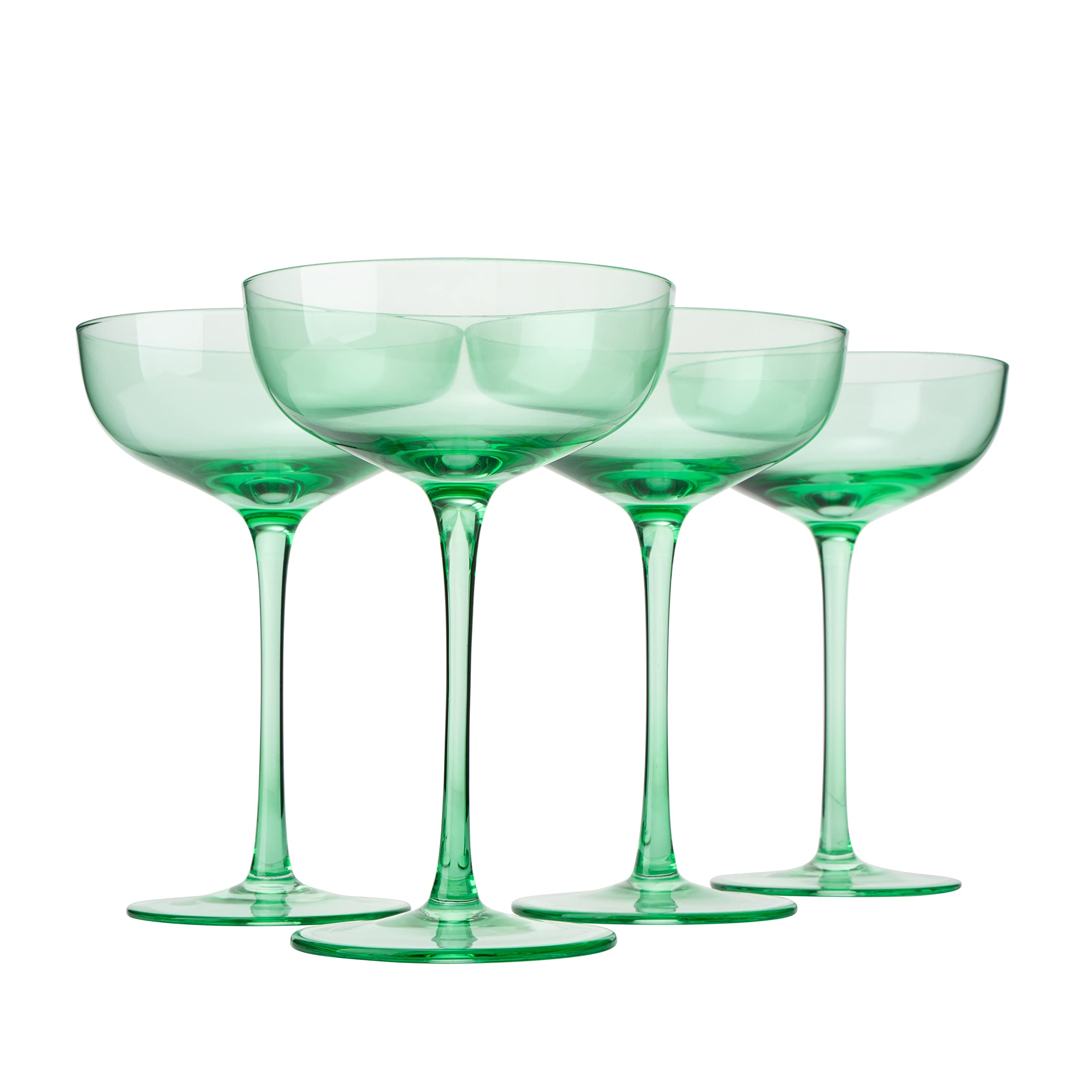 Colored Martini, Champagne and Cocktail Coupe Glass | 7oz