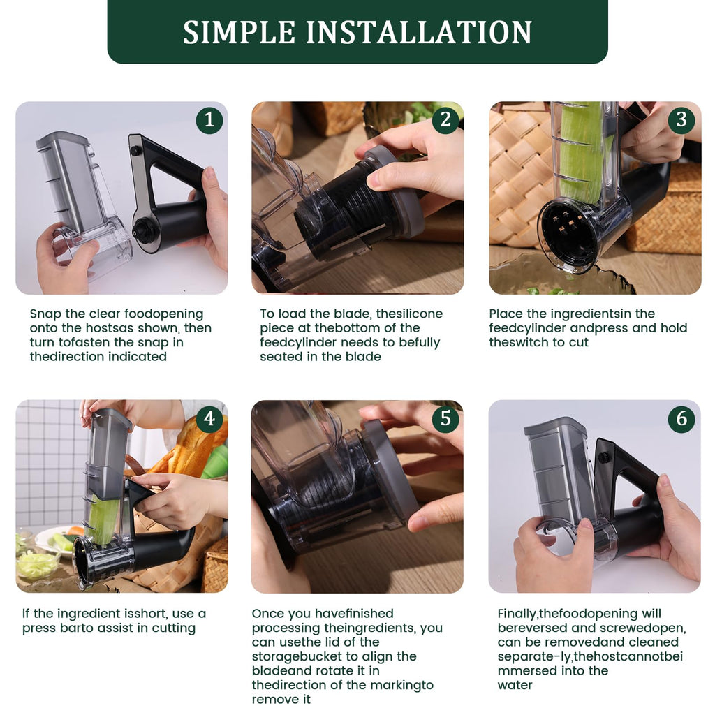 Electric Handheld Vegetable Slicer
