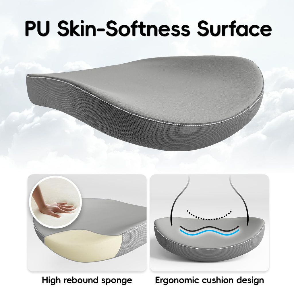 Ergonomic Desk Chair-Computer X-Shaped Chair Mesh PU Leather with Adjustable Lumbar Support-Executive Chair High Back with Headrest Flip-Up Arms for Long Hours