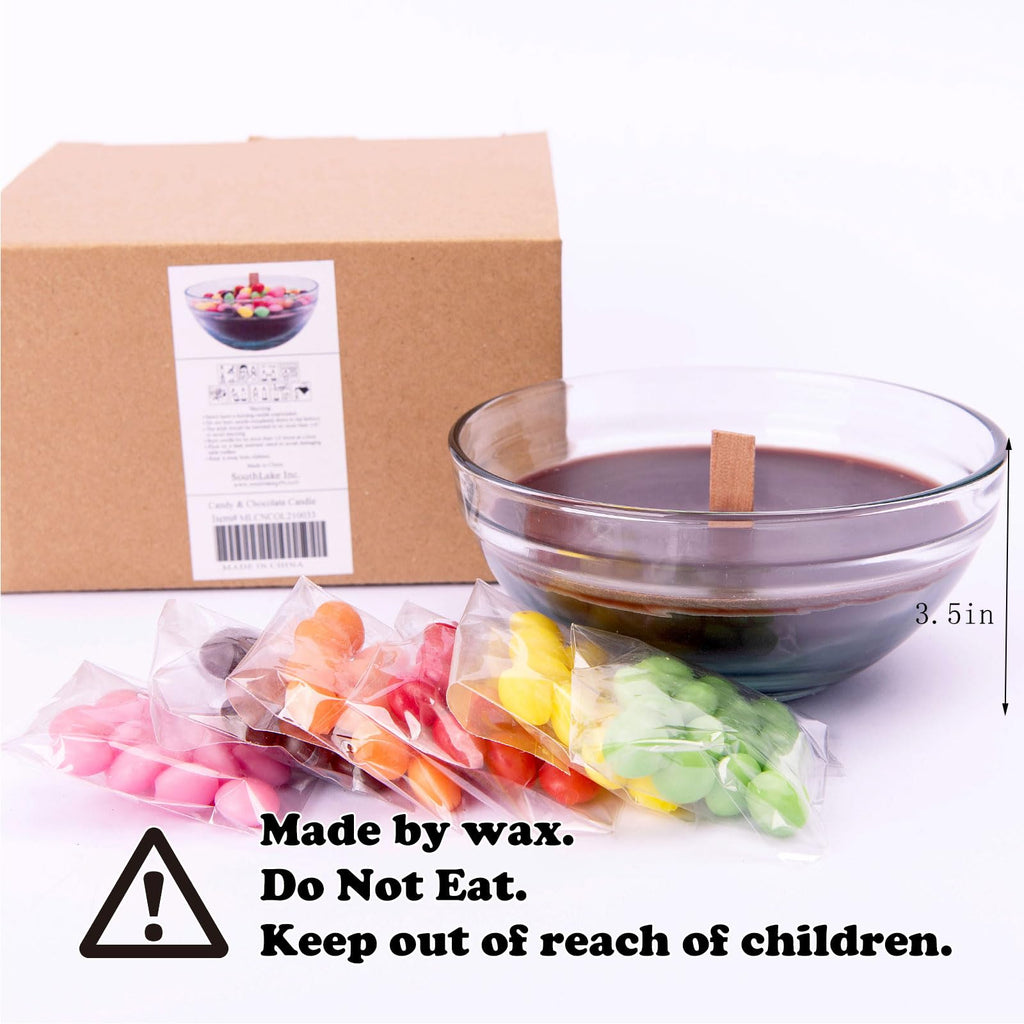 Cereal Bowl with Metal Spoon Scented Soy Candle