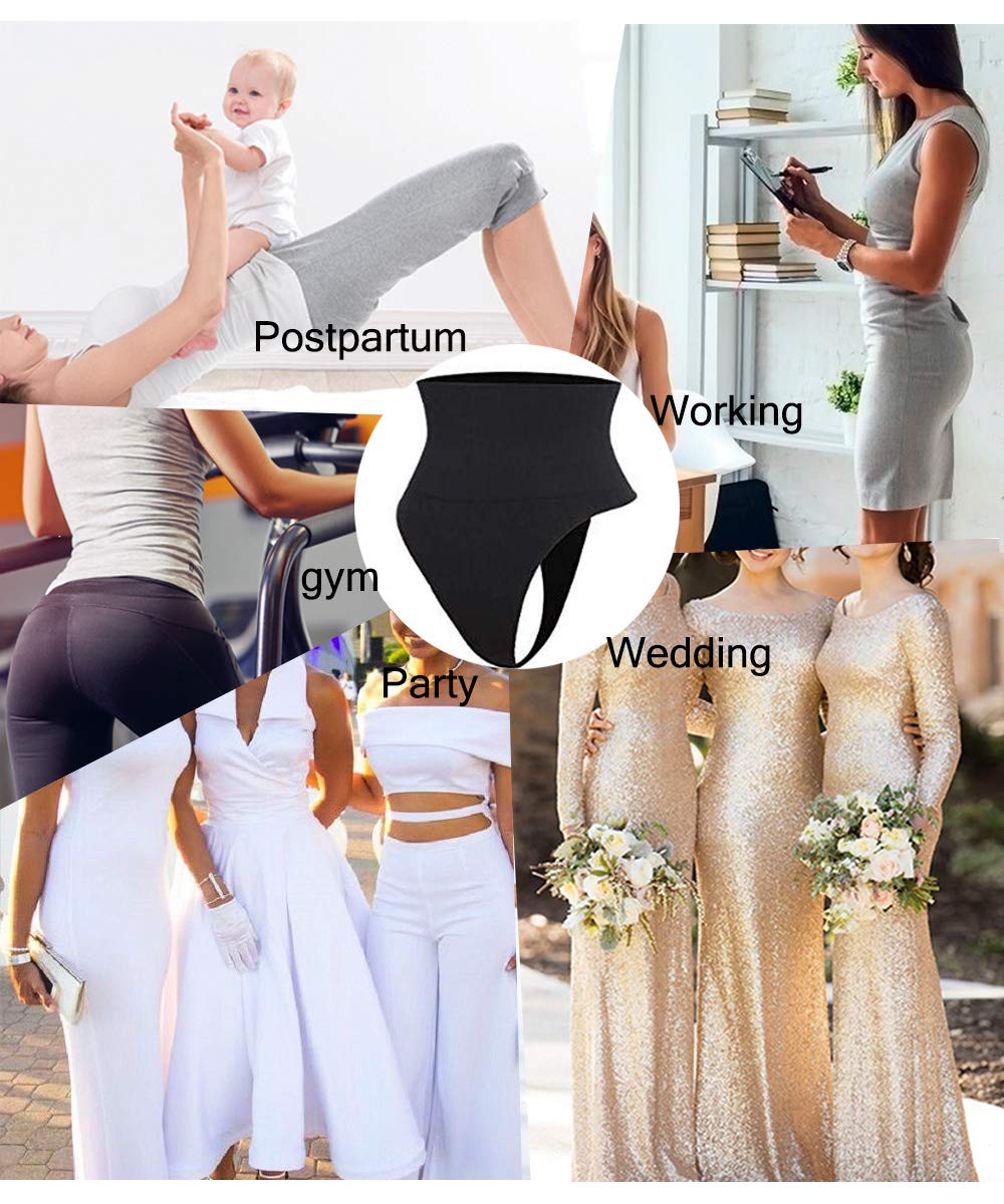 Thong Shapewear Tummy Control Panties Body Shaper for Women Butt Lifter Seamless Panty Girdle Underwear