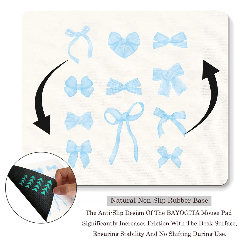 Coquette Mouse Pad, 9.5x8 Inches