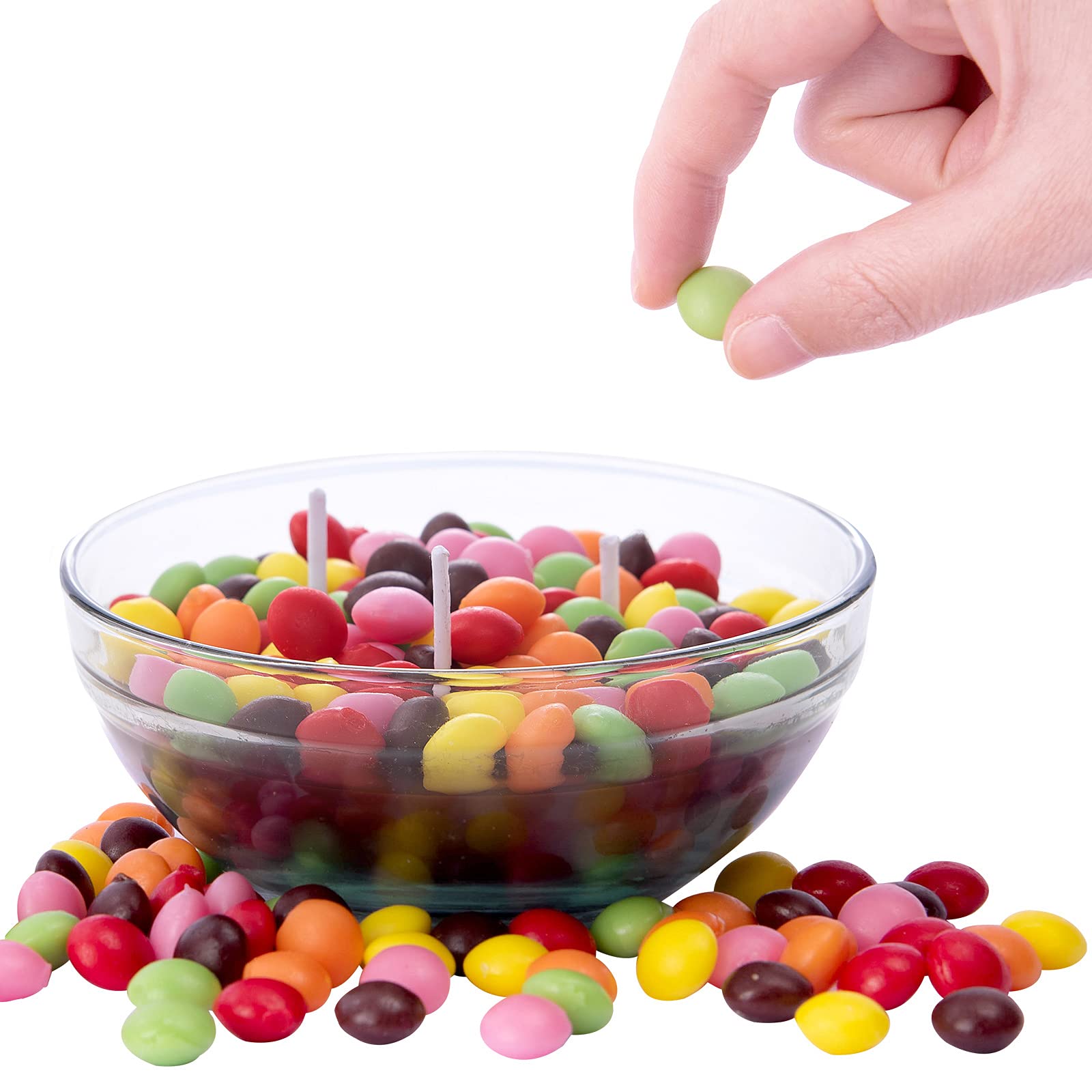 Cereal Bowl with Metal Spoon Scented Soy Candle