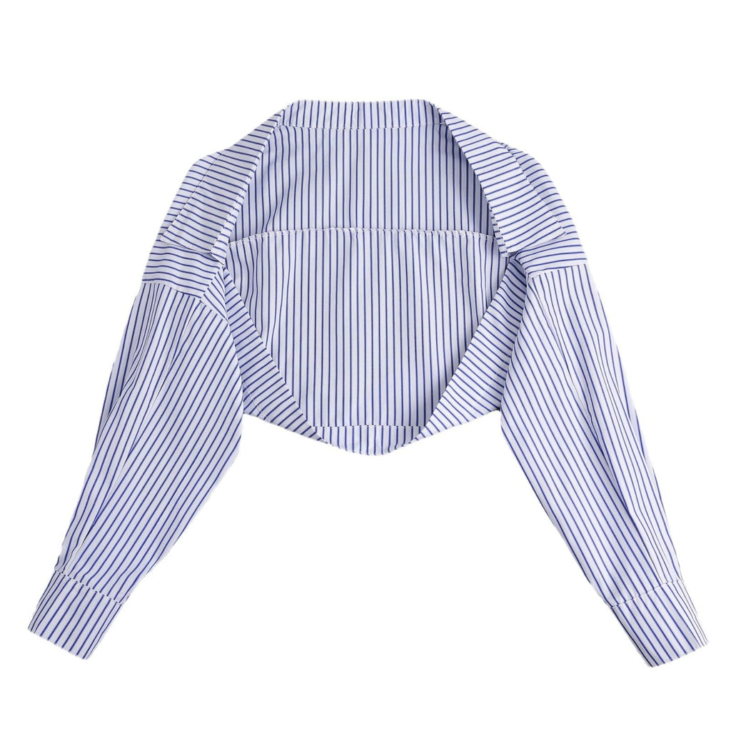 Fake Collar Long Sleeves Detachable Blouse False Collar Half Shirt Blouse Collar