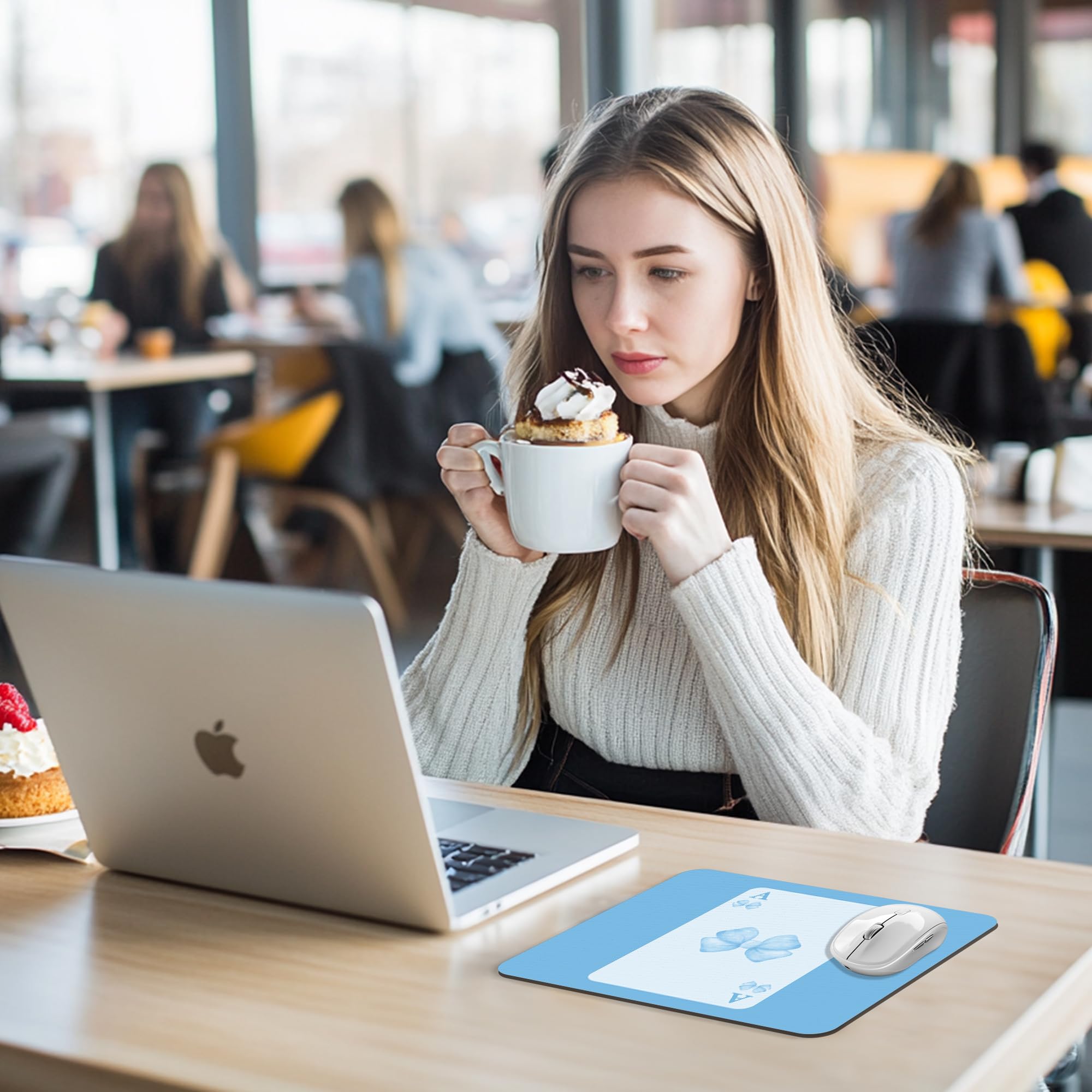 Coquette Mouse Pad, 9.5x8 Inches