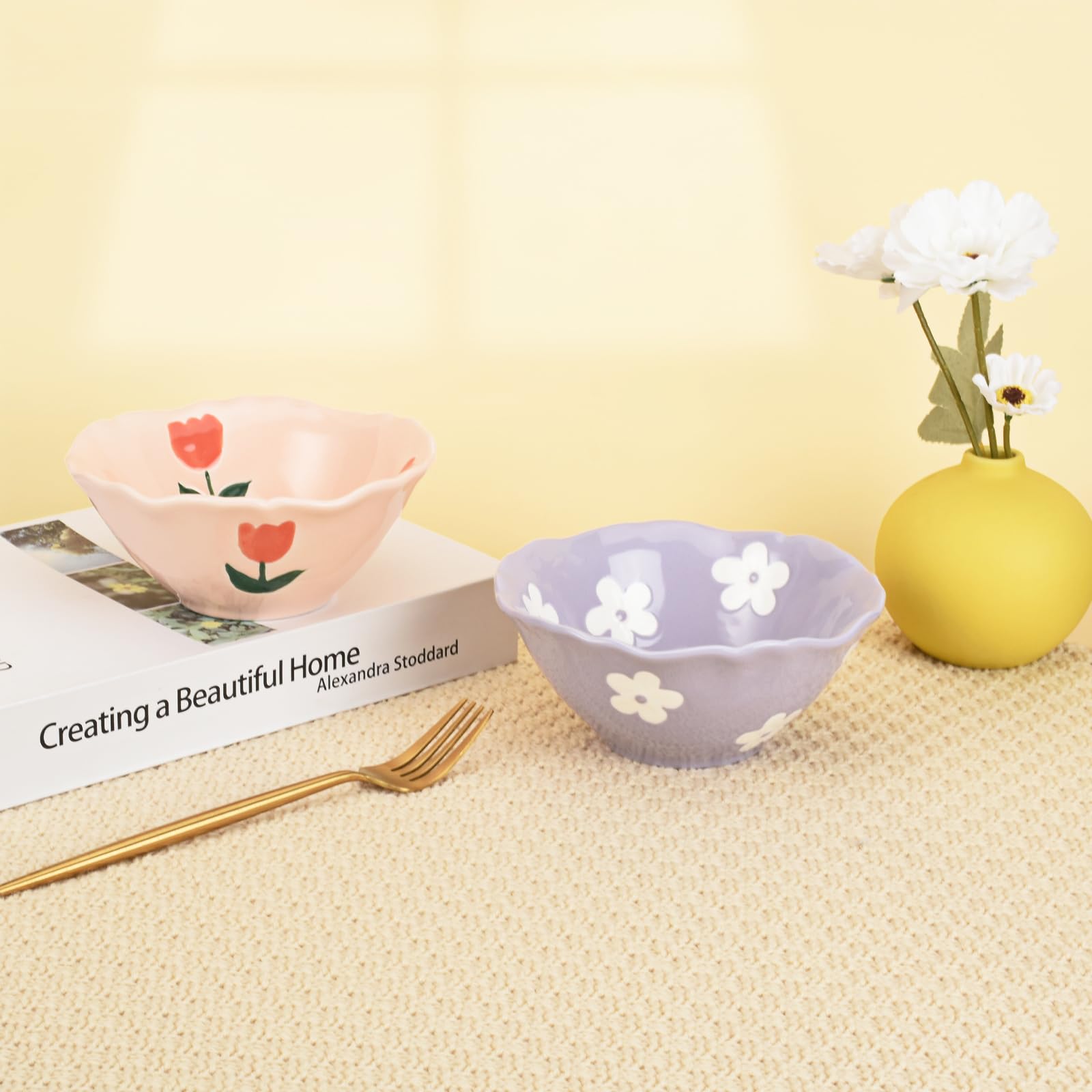 Ceramic Floral Cute Bowl